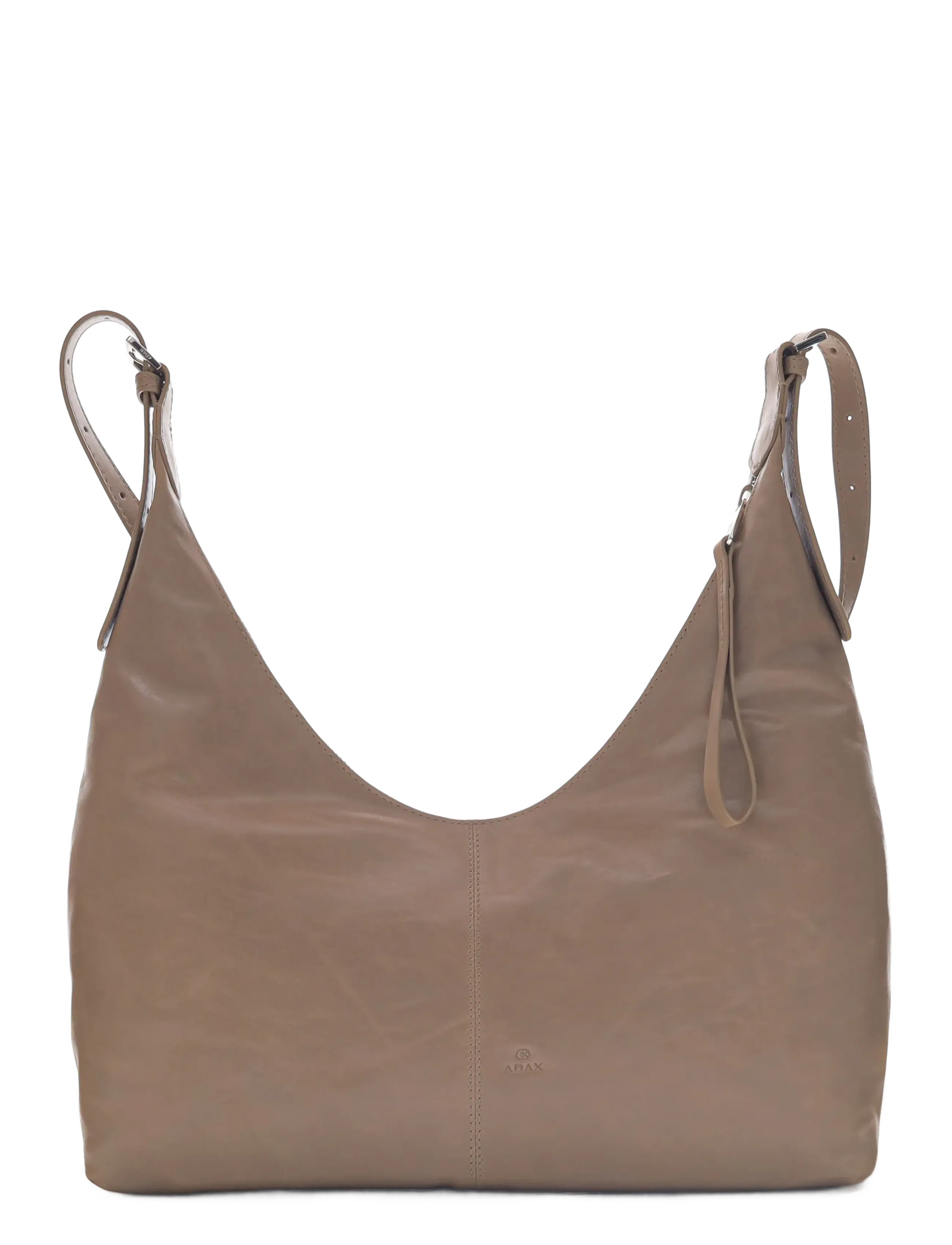 ADAX Milano Schulter Tasche Viviana Beige - One Size - Damen