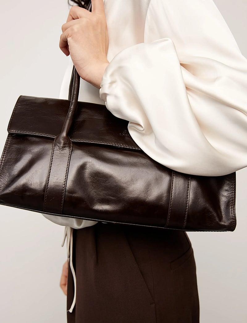 Adax - Milano shoulder bag Juliette - besondere anlässe - dark brown - 0