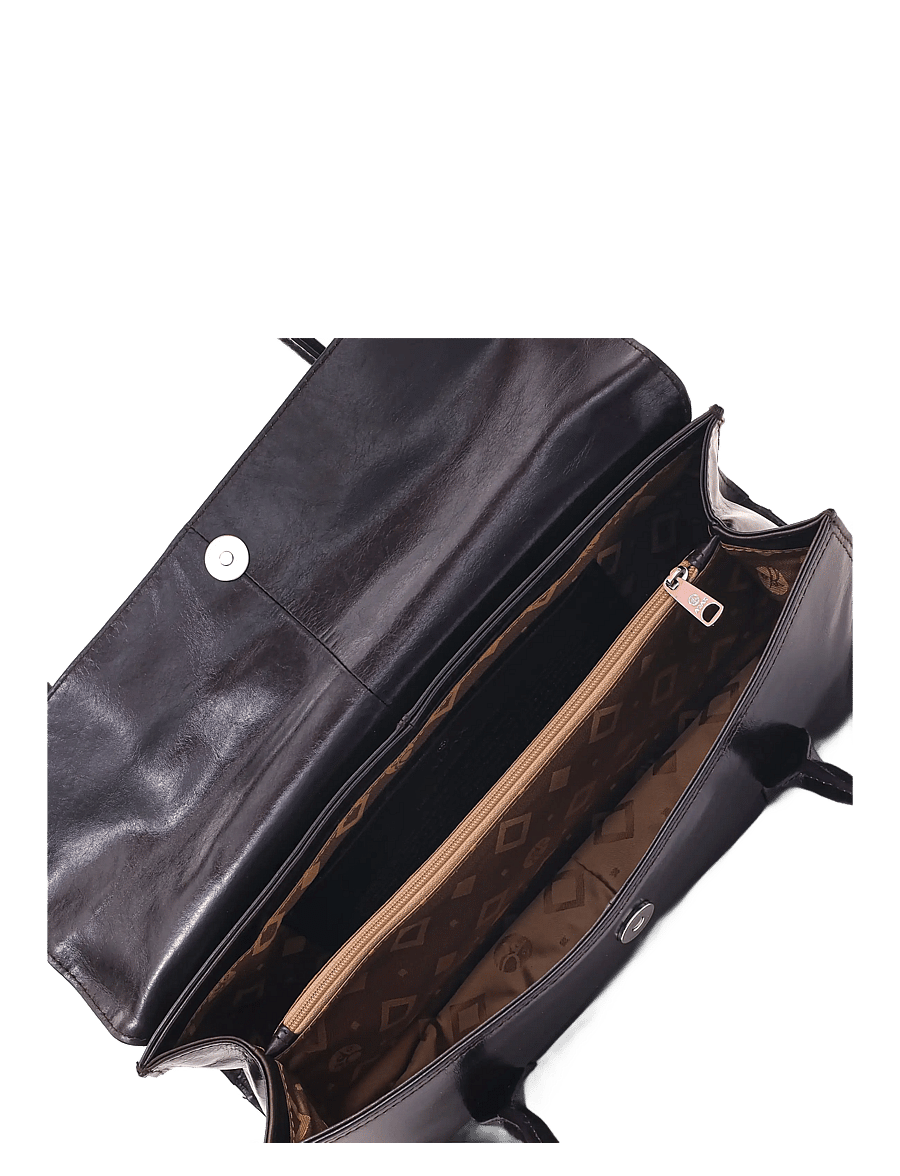 Adax - Milano shoulder bag Juliette - modetrender - dark brown - 4
