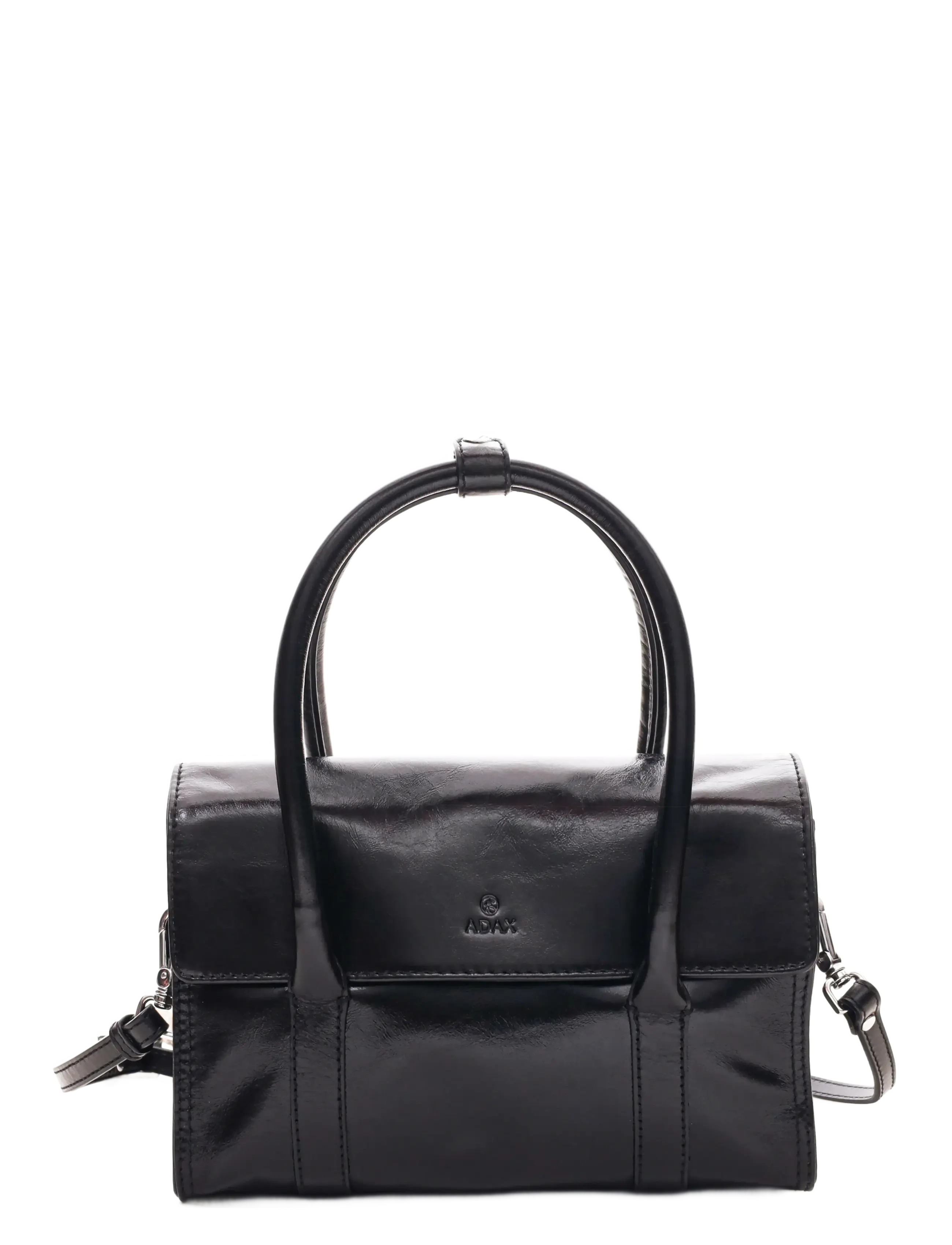 Adax Milano Shoulder Bag Evelyne, One Size, Black, Tasker > Tasker Med Tophåndtag, Dame