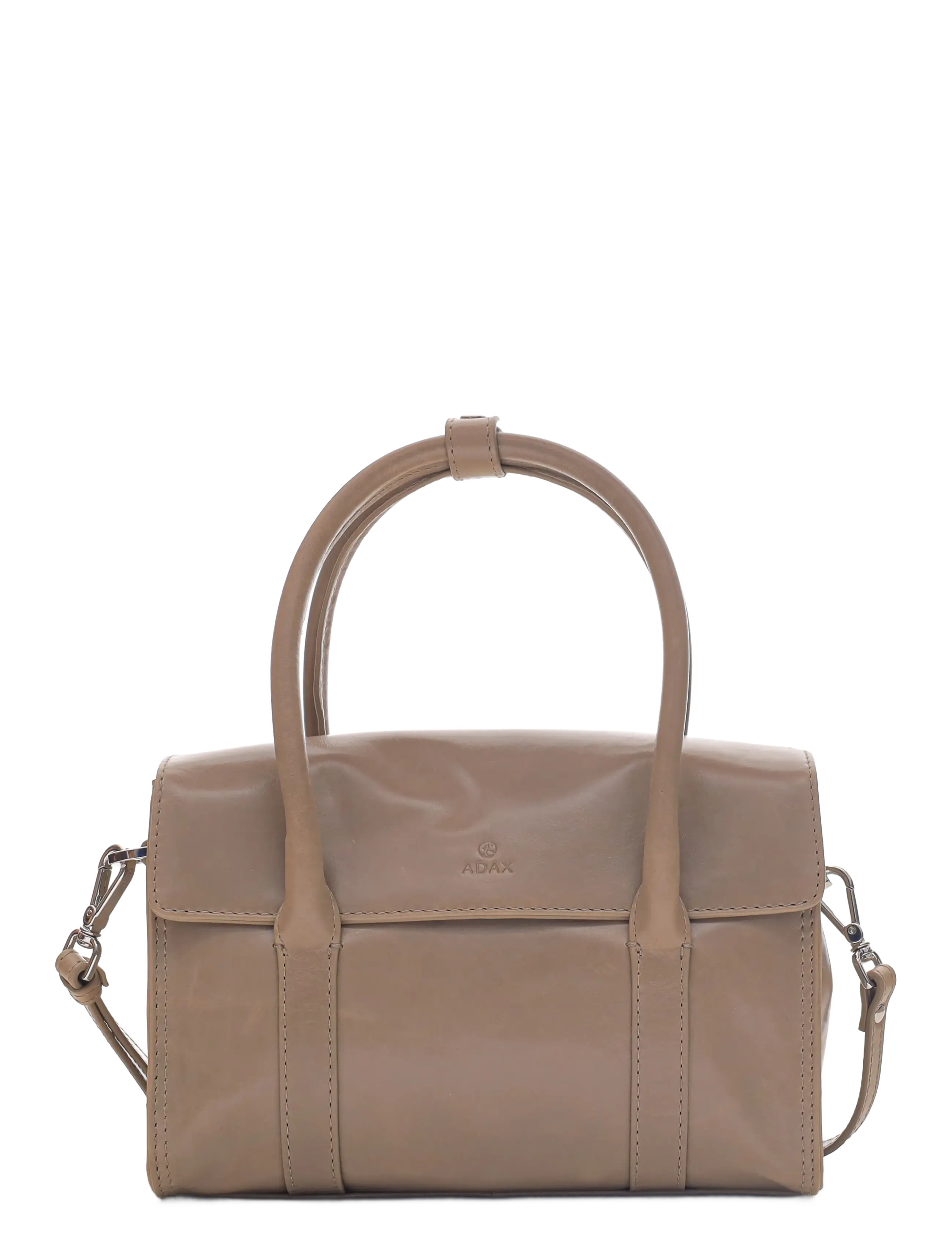 ADAX Milano Schulter Tasche Evelyne Beige - One Size - Damen