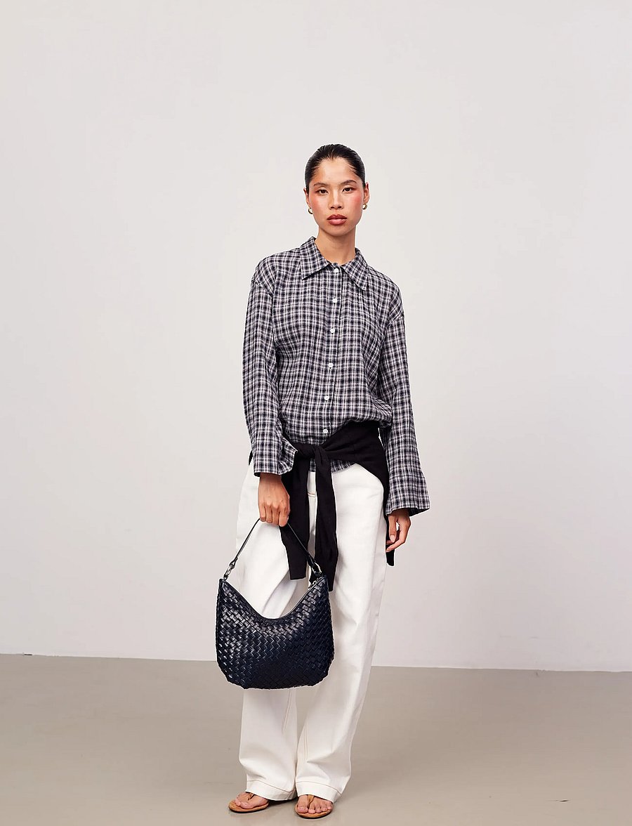 Adax - Salerno shoulder bag Mona - blue - 4