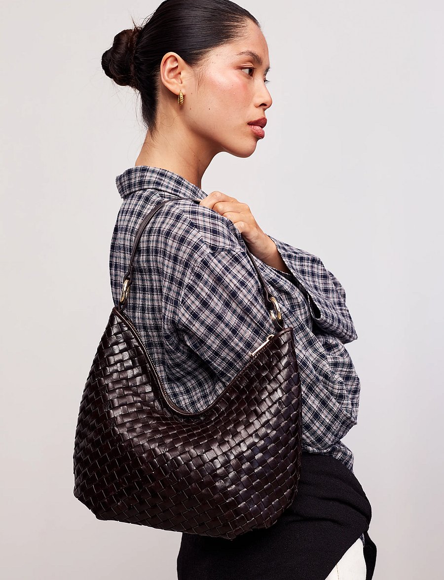 Adax - Salerno shoulder bag Mona - fashion trends - dark brown - 0