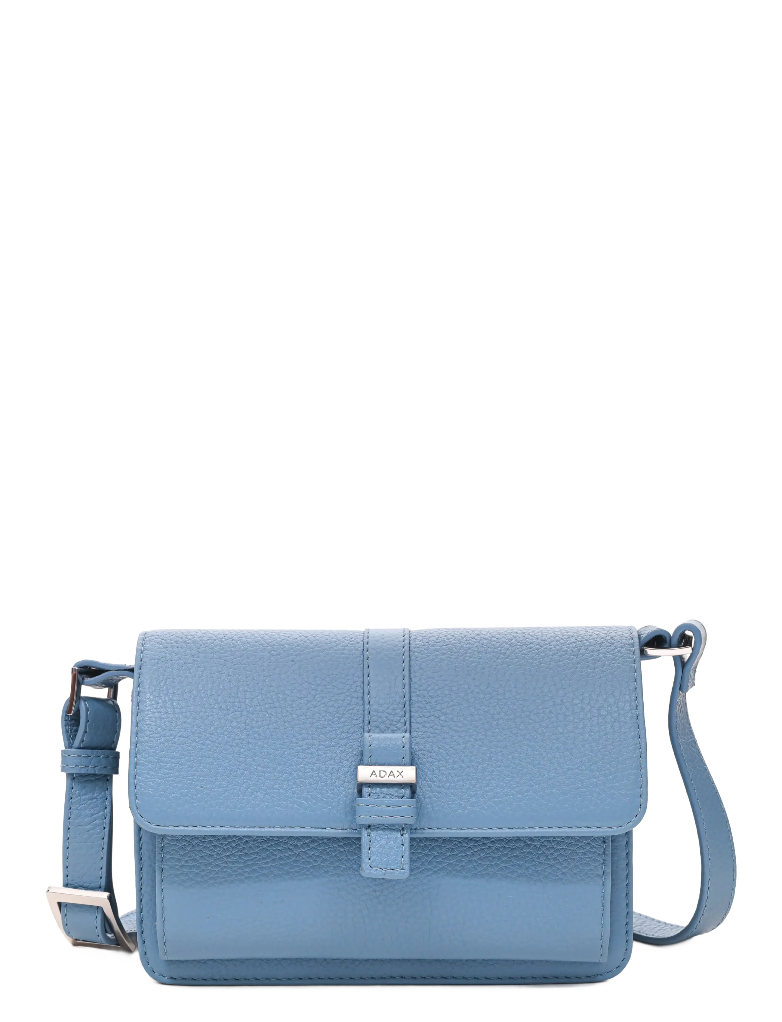 ADAX Cormorano Schulter Tasche Zara Blau - One Size - Damen
