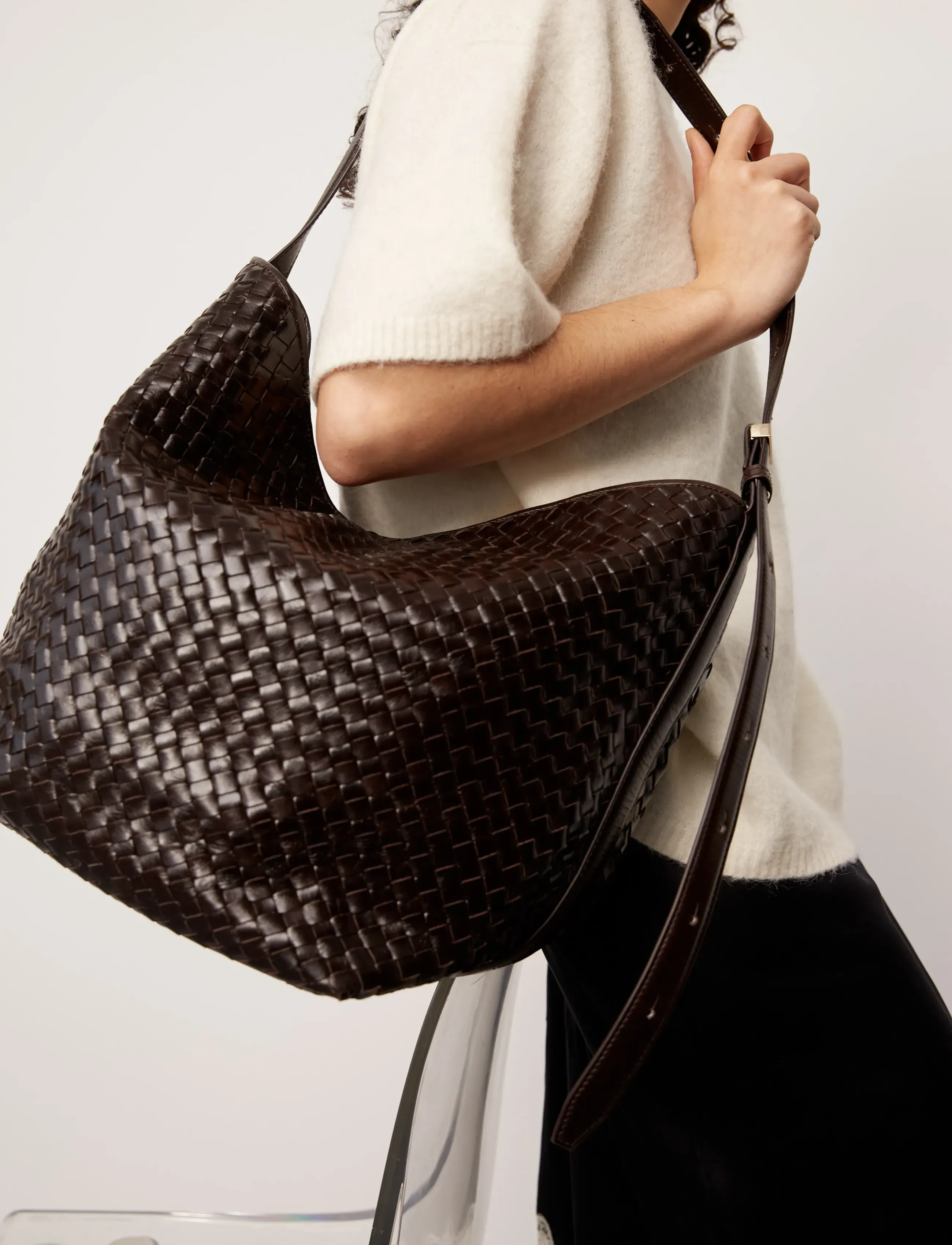 Adax - Salerno shoulder bag Malou - dark brown - 5