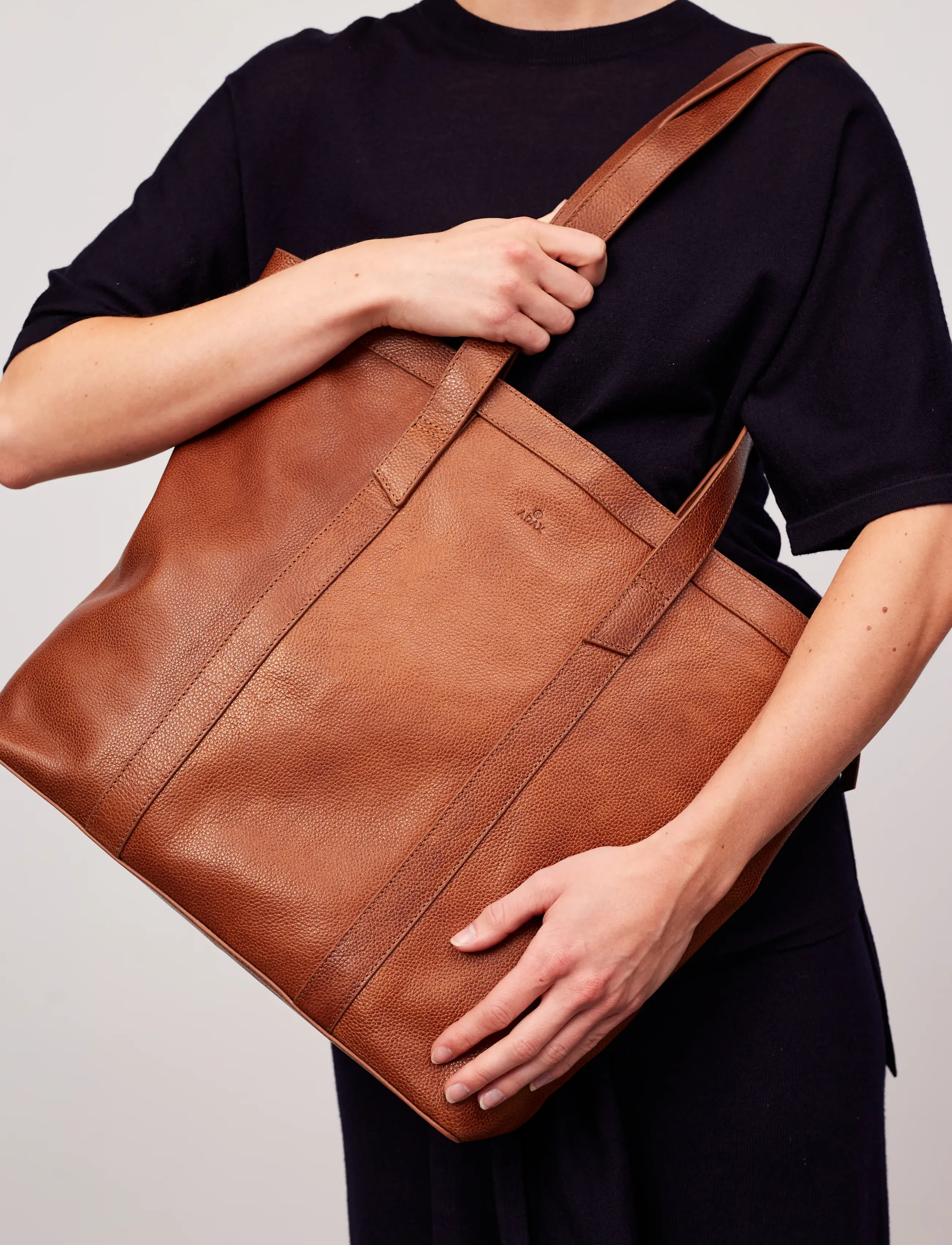 Adax - Brescia shopper Vilde - accessories - caramel - 0