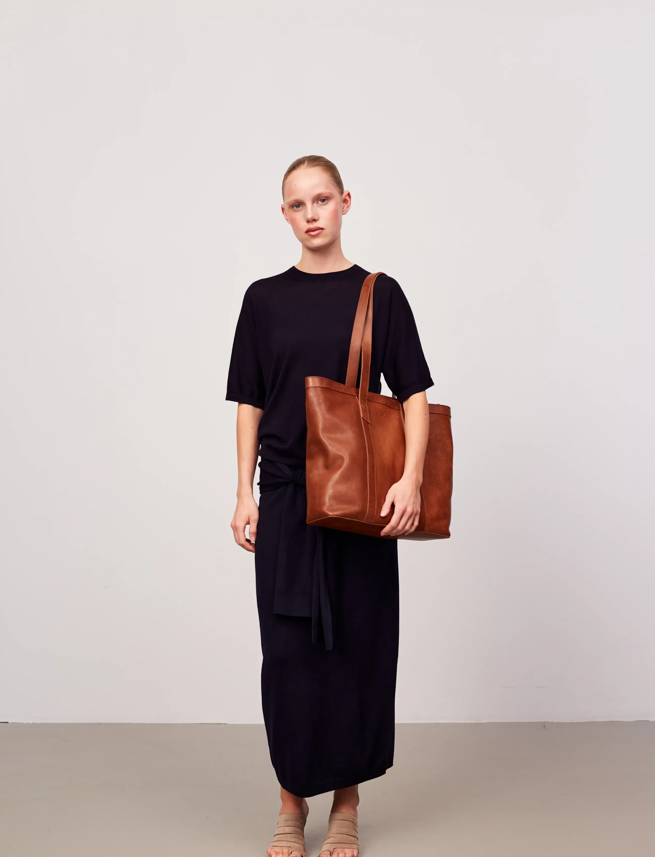 Adax - Brescia shopper Vilde - accessories - caramel - 5