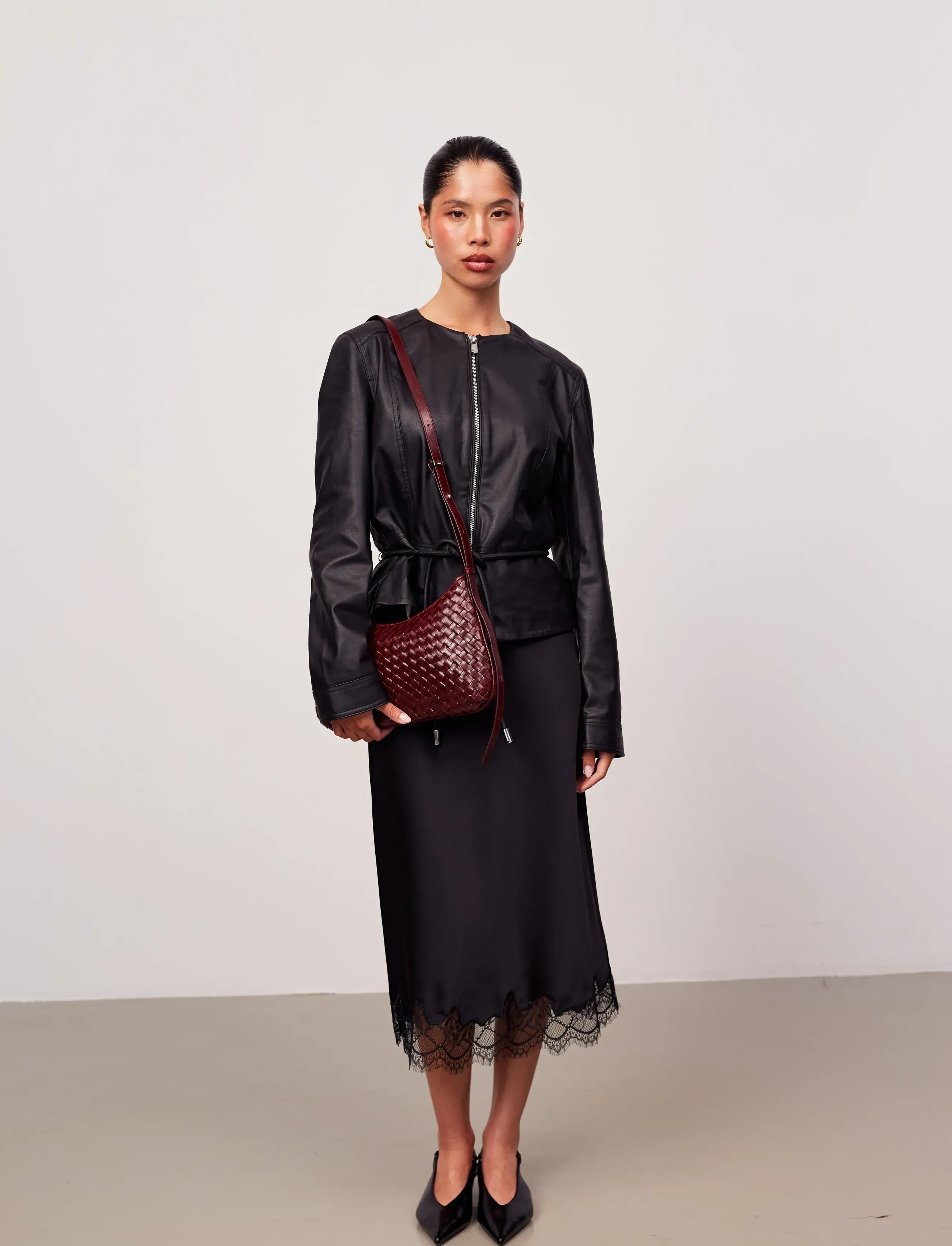 Adax - Salerno shoulder bag Lauren - barolo - 4