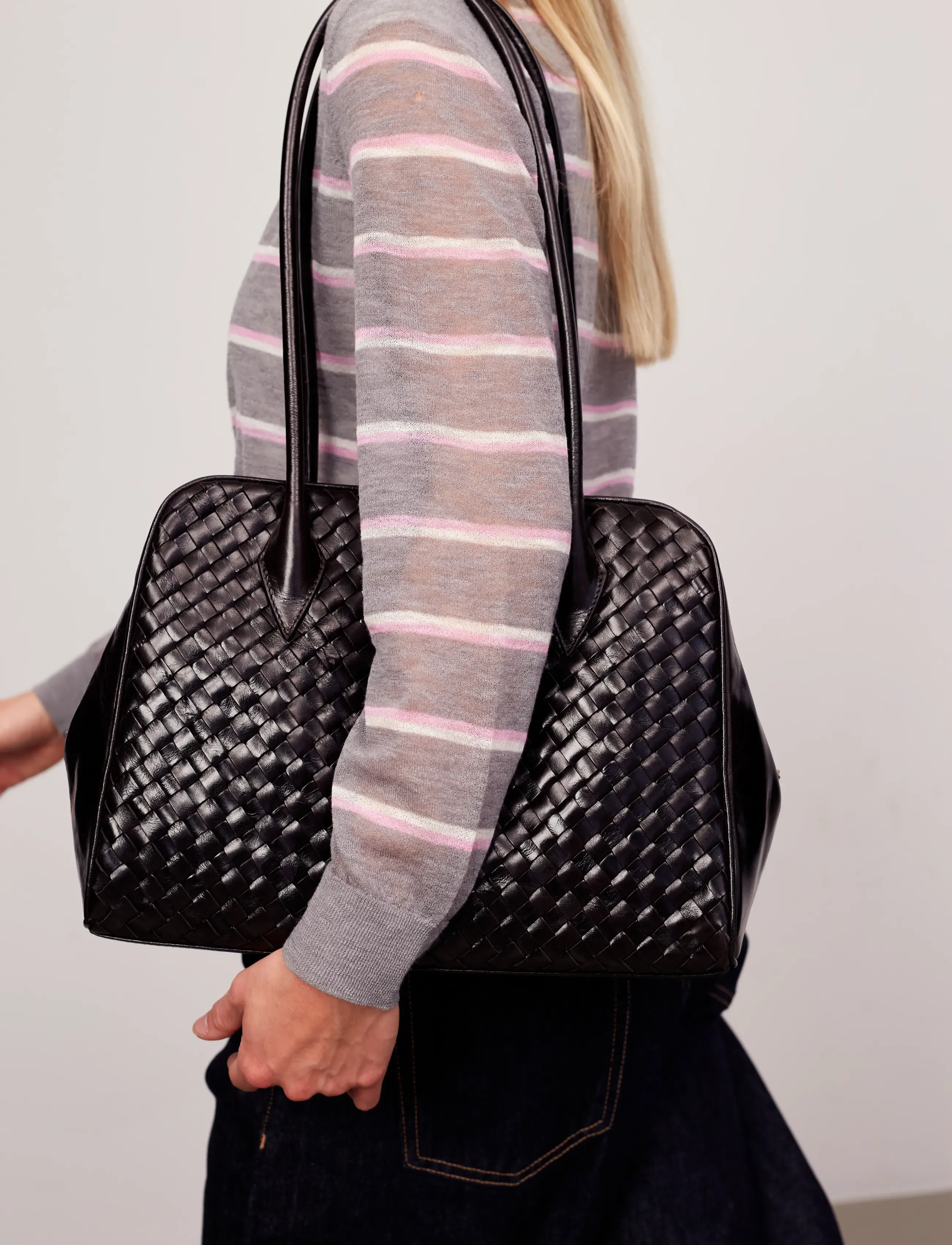 Adax Salerno Handbag Booke, Kvinder, Flettet Håndtaske, Brun, Str: ONE SIZE