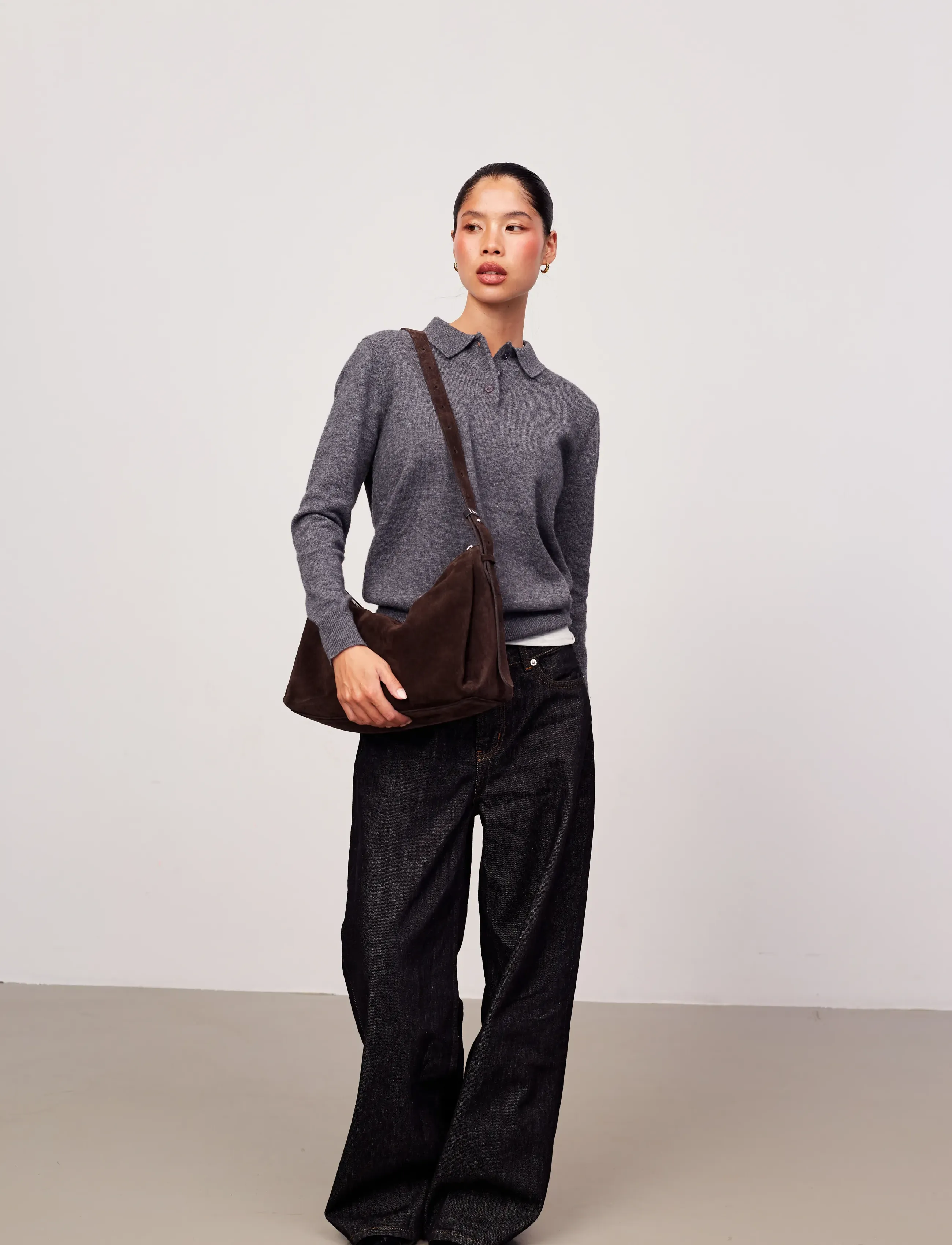 Adax Rozzano Shoulder Bag Hazel, Kvinder, Ruskind Skuldertaske, Brun, Str: ONE SIZE