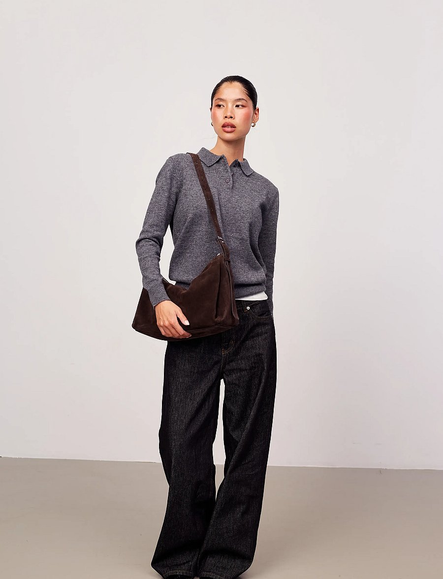 Adax - Rozzano shoulder bag Hazel - dark brown - 0