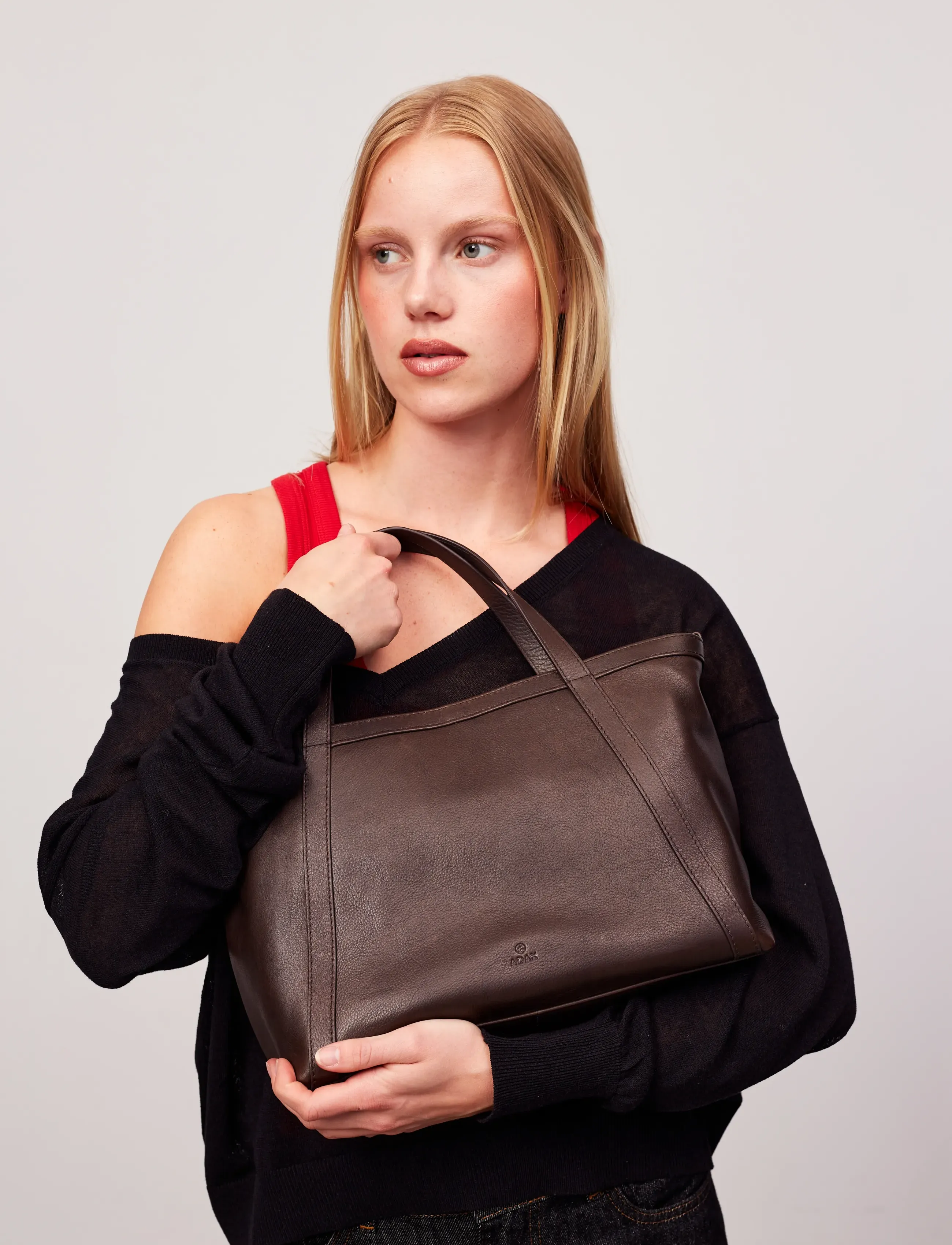 Adax Vittoria Handbag Layla, One Size, Brown, Tasker > Tasker Med Tophåndtag, Dame