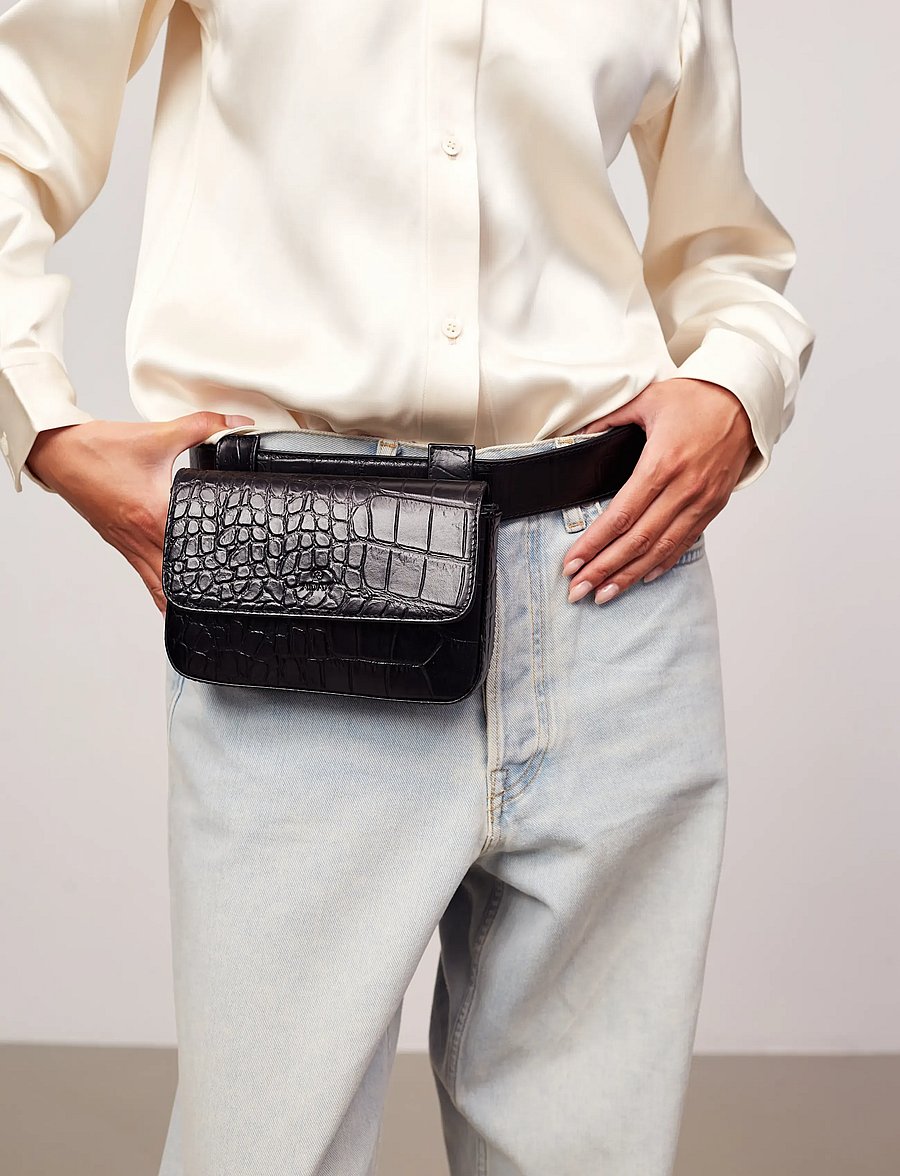 Adax - Teramo belt bag Alina - black - 0