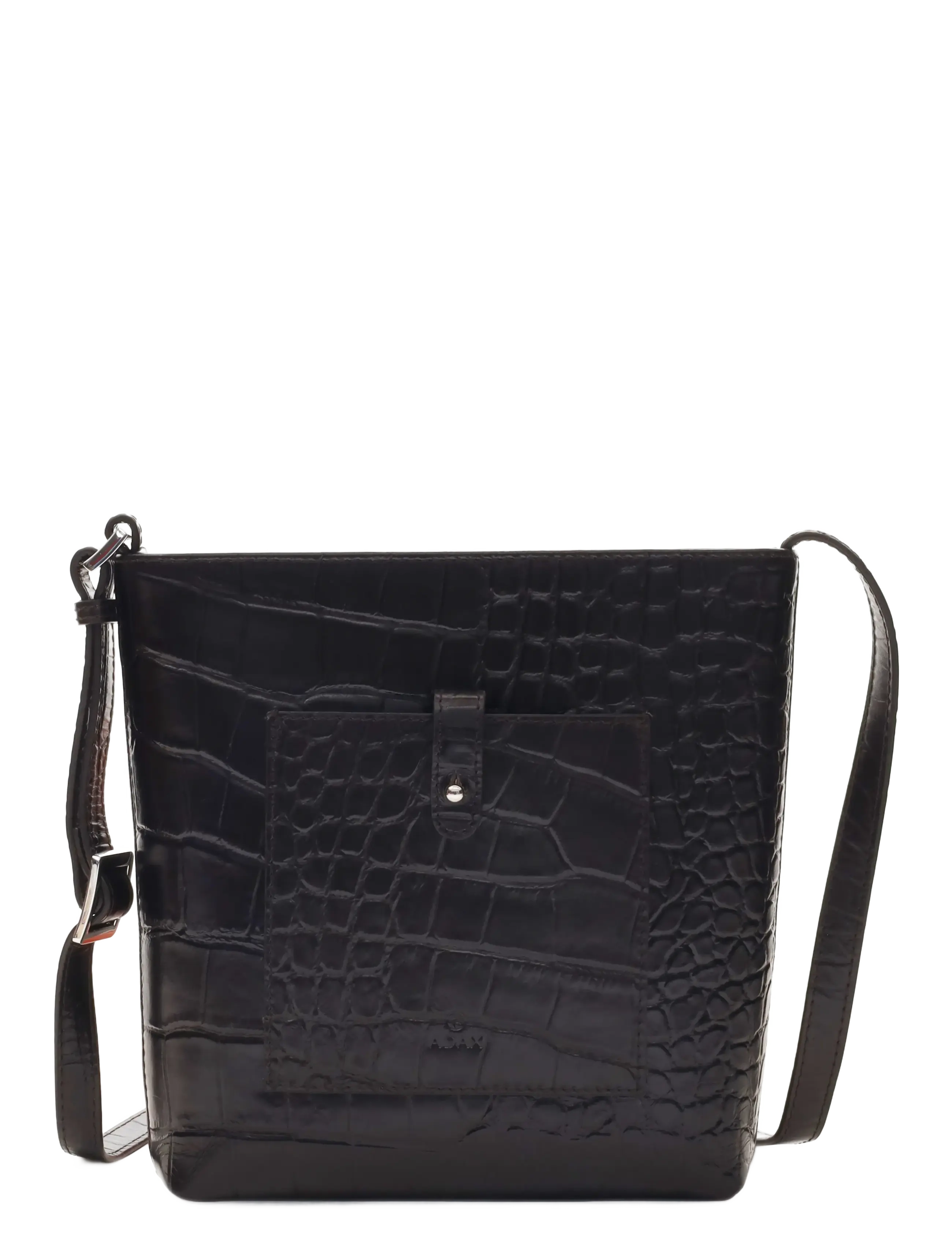 Adax Teramo shoulder bag Coral - Sommer i byen - DARK BROWN / brown