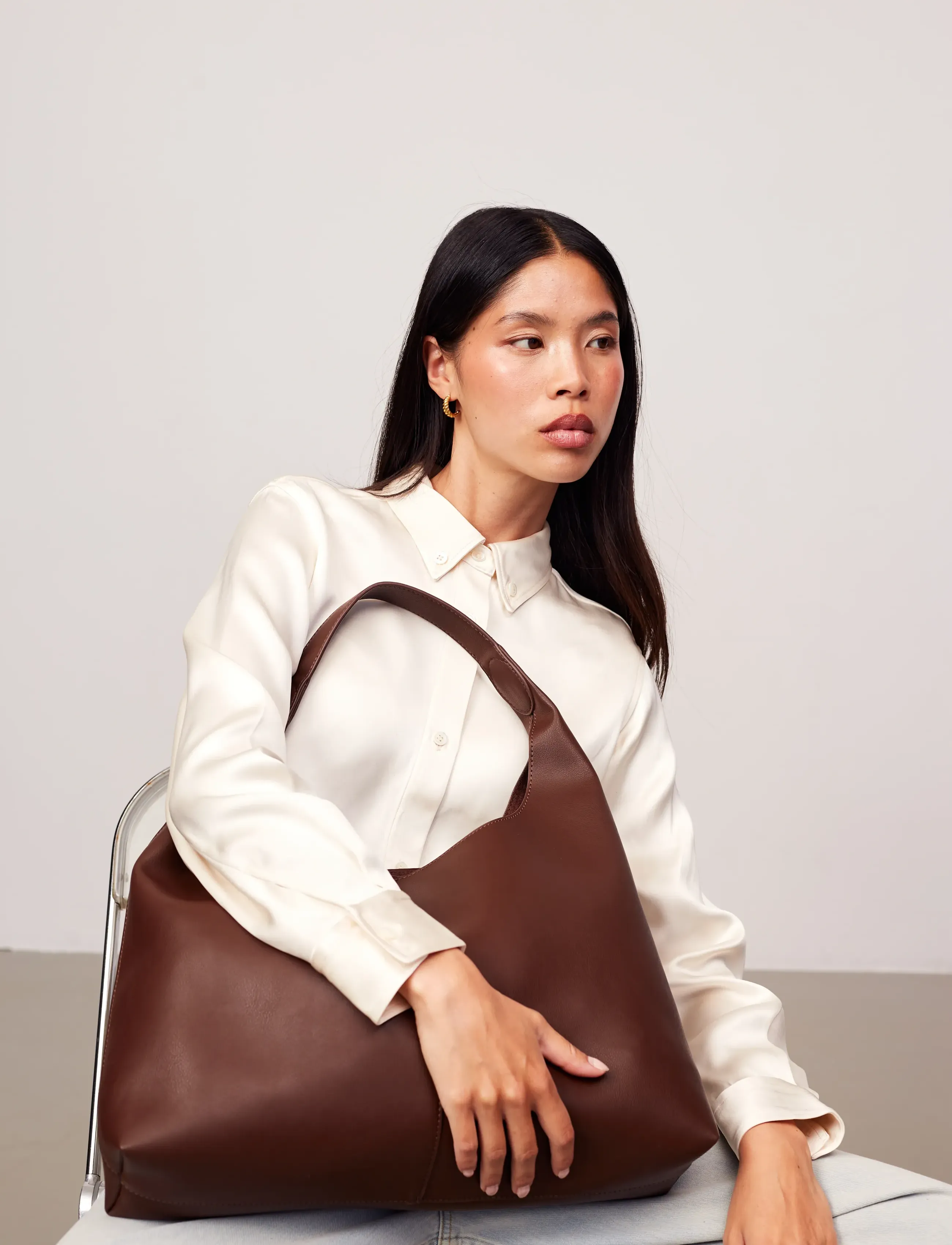 Adax Hello I'mvegan Kate, One Size, Bags, Braun - Small Shoulder Bags-crossbody Frauen