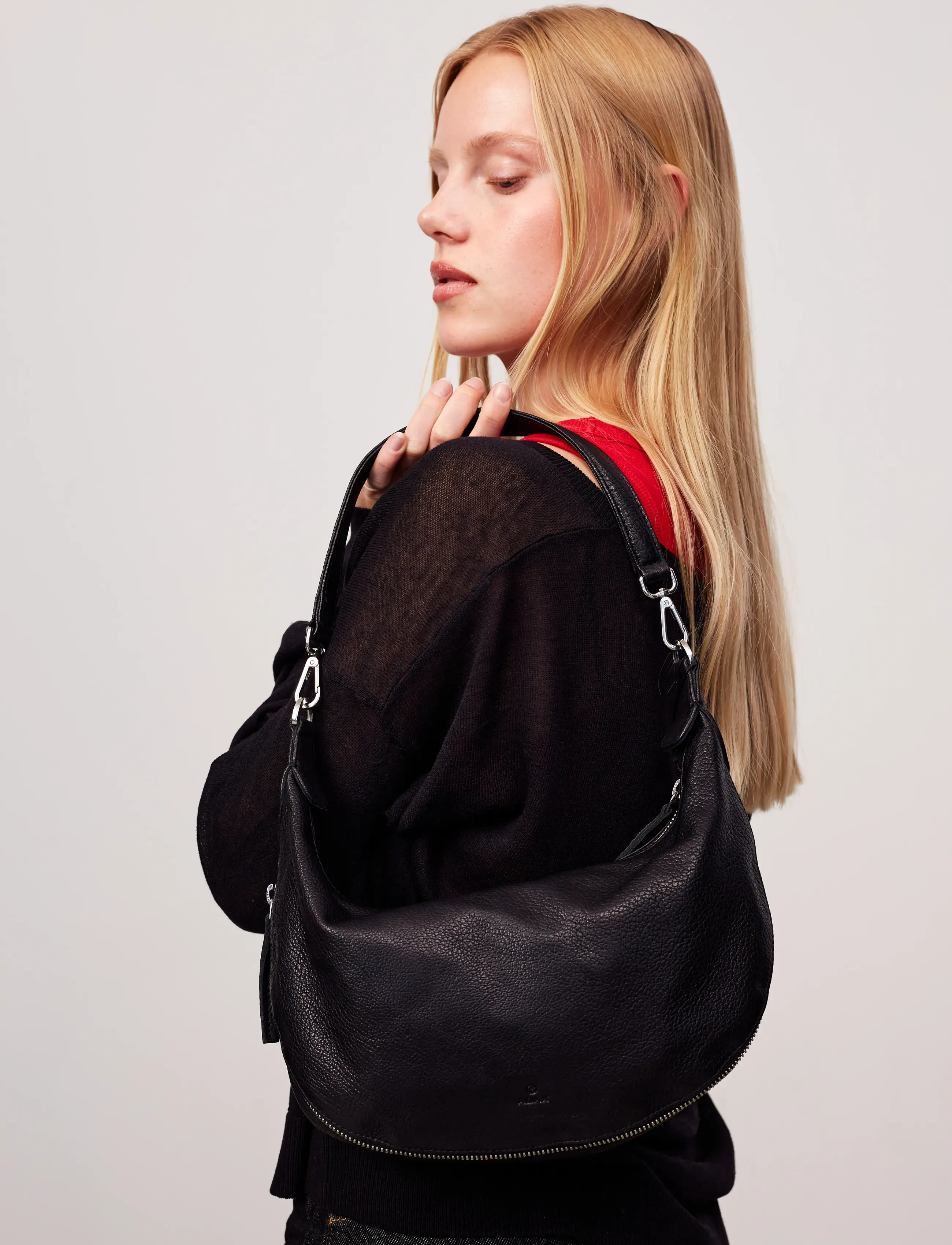 Adax Rimini Shoulder Bag Greta, One Size, Bags, Schwarz - Small Bags-crossbody Frauen