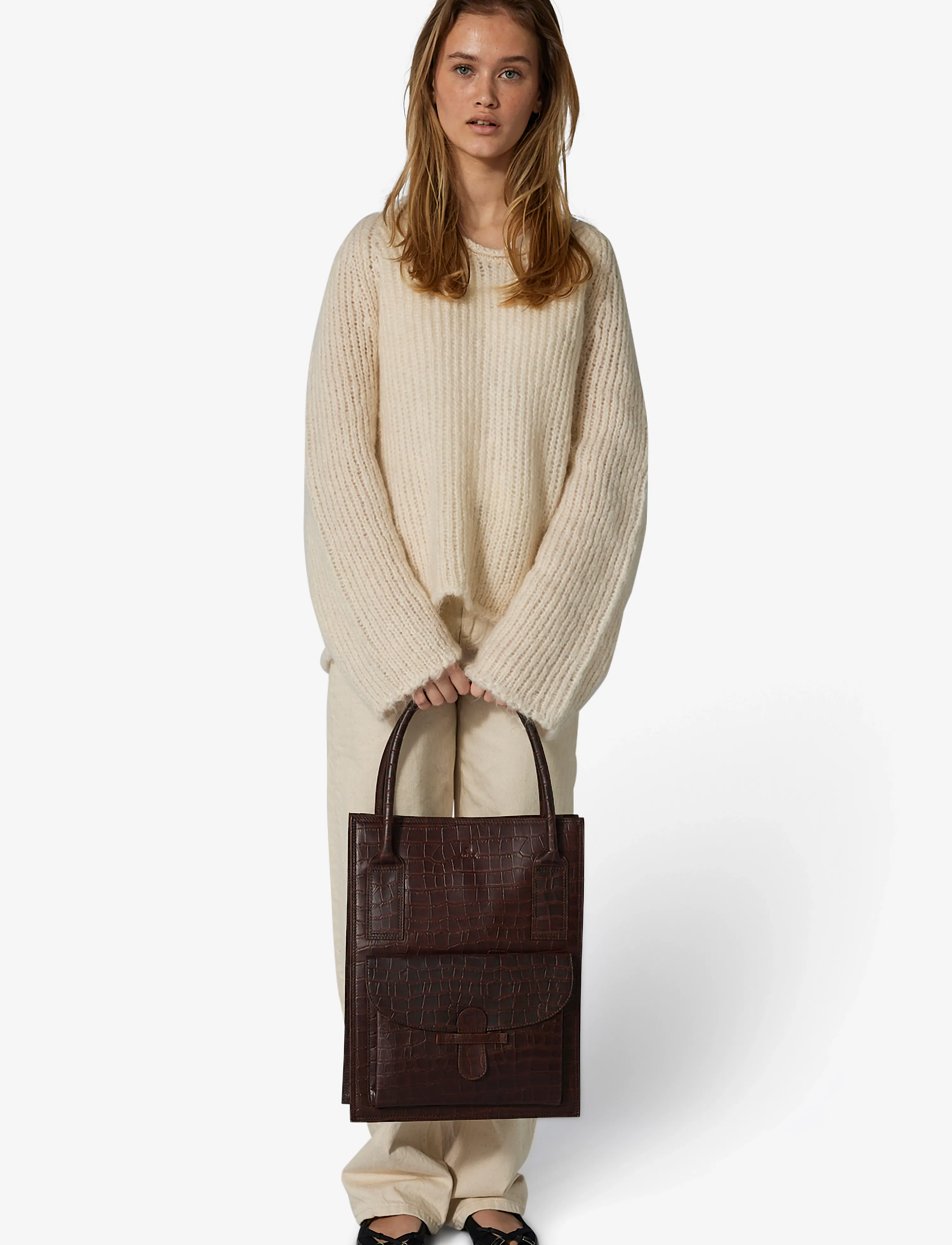 Adax Ragusa Shopper Tina, One Size, Brown, Tasker > Shoppere, Dame