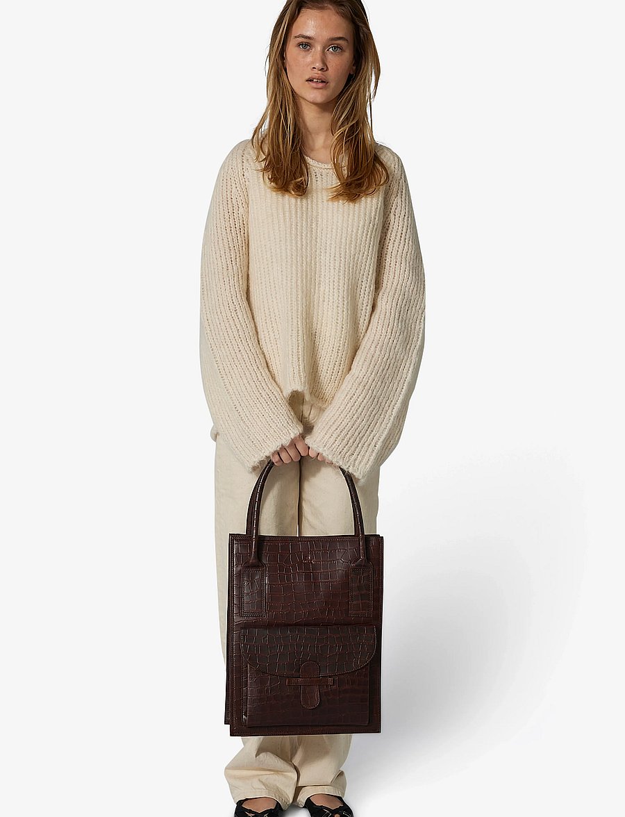 Adax - Ragusa shopper Tina - shopper - dark brown - 0