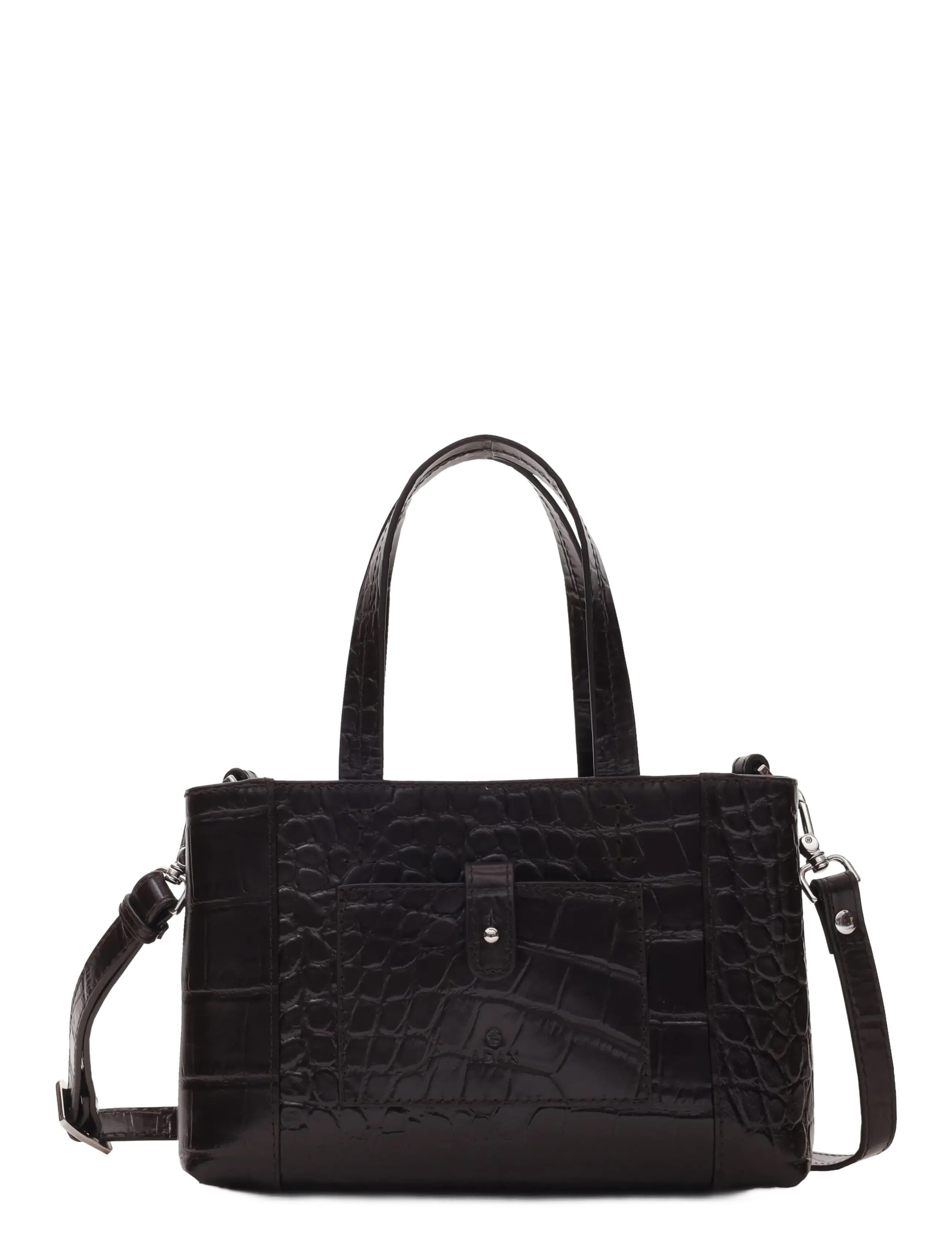 Adax Teramo handbag Frida - Shoulder Bags - DARK BROWN / brown