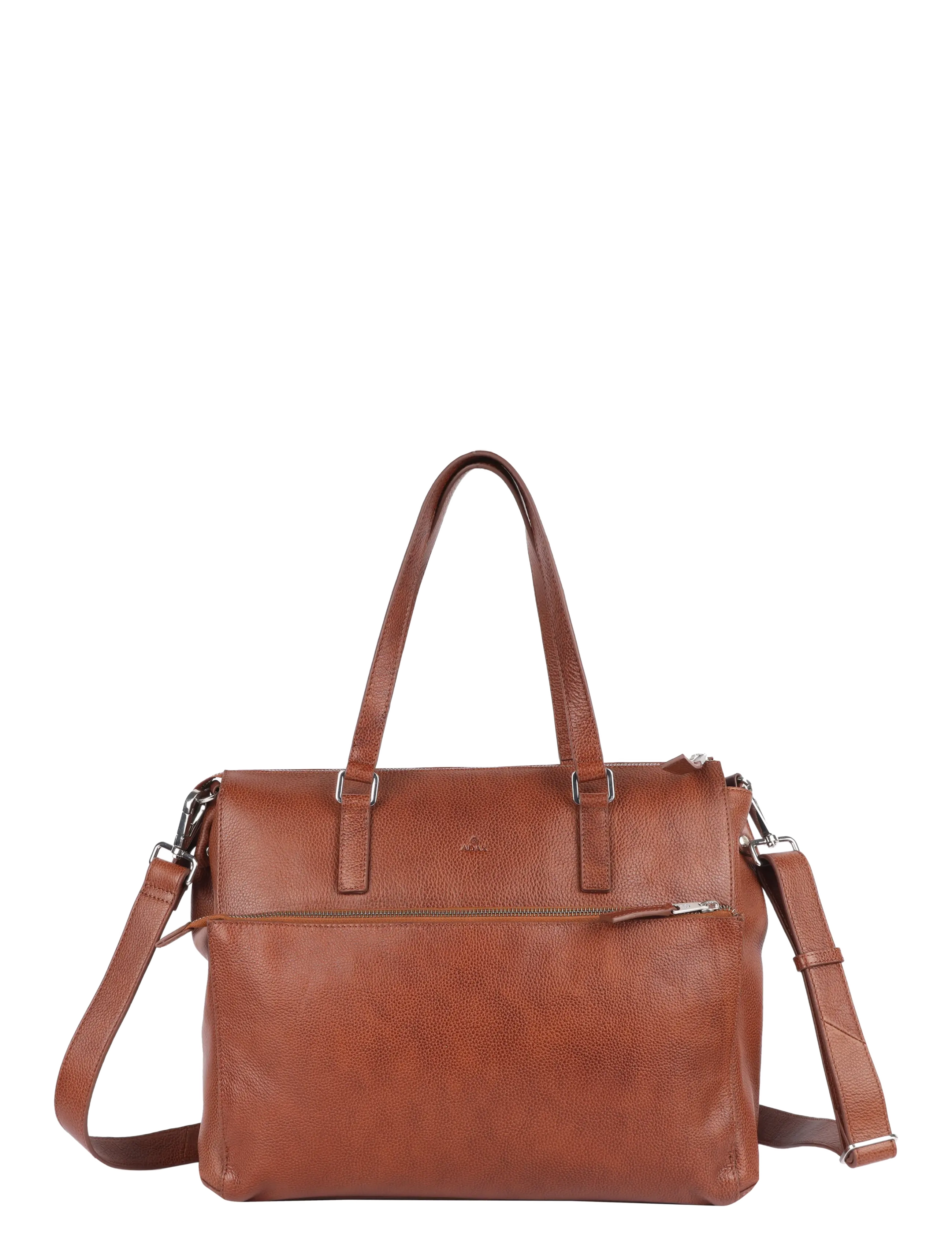 Adax Napoli working bag Malika 14" - Laptop Bags - CARAMEL / brown
