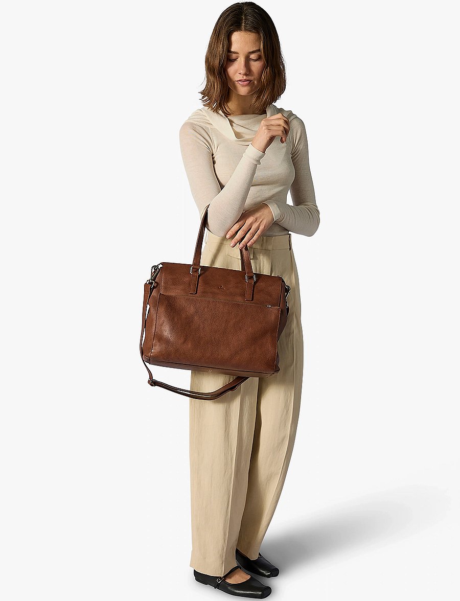 Adax - Napoli working bag Malika 14" - caramel - 5