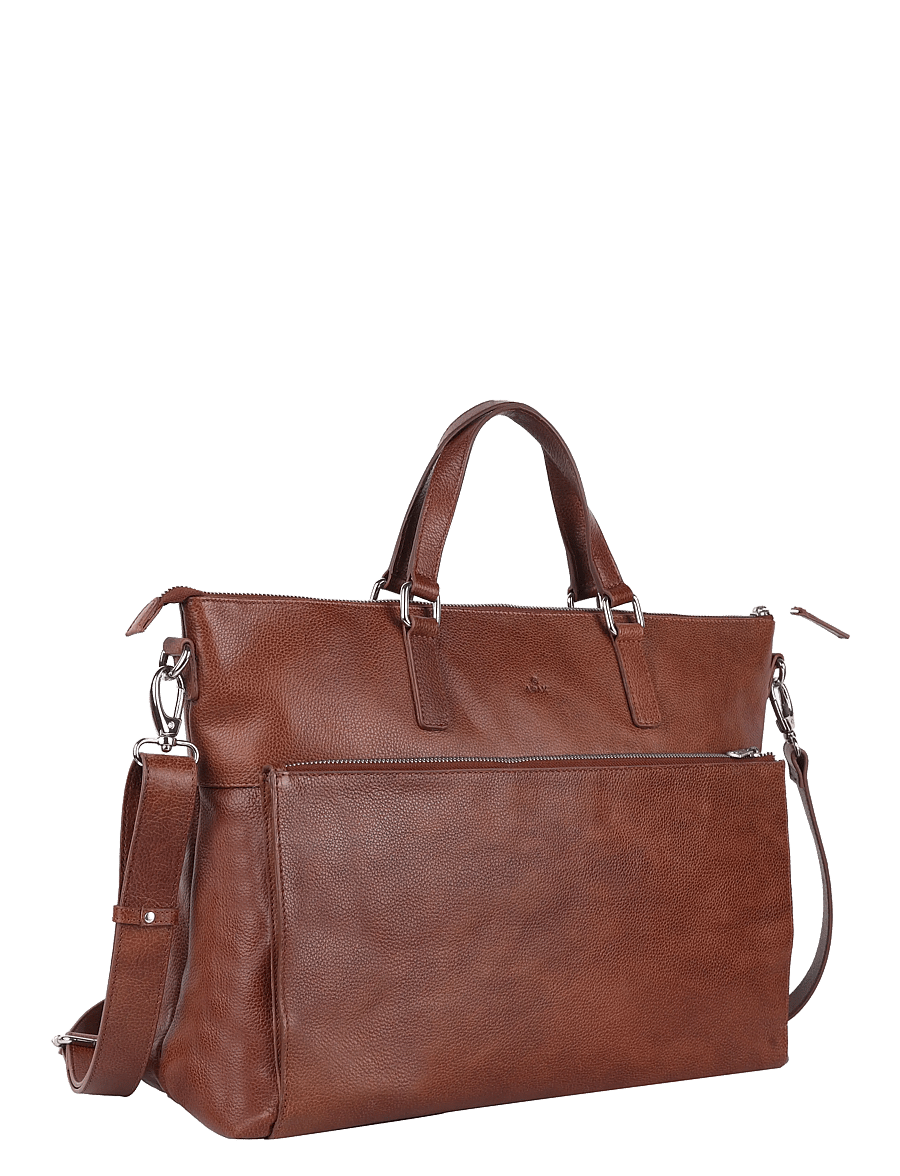 Adax - Napoli working bag Sasha 17" - modetrender - caramel - 2