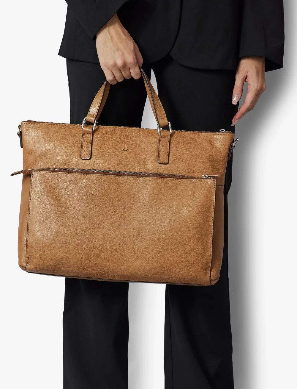 Adax - Napoli working bag Sasha 17" - mode trends - cognac - 0