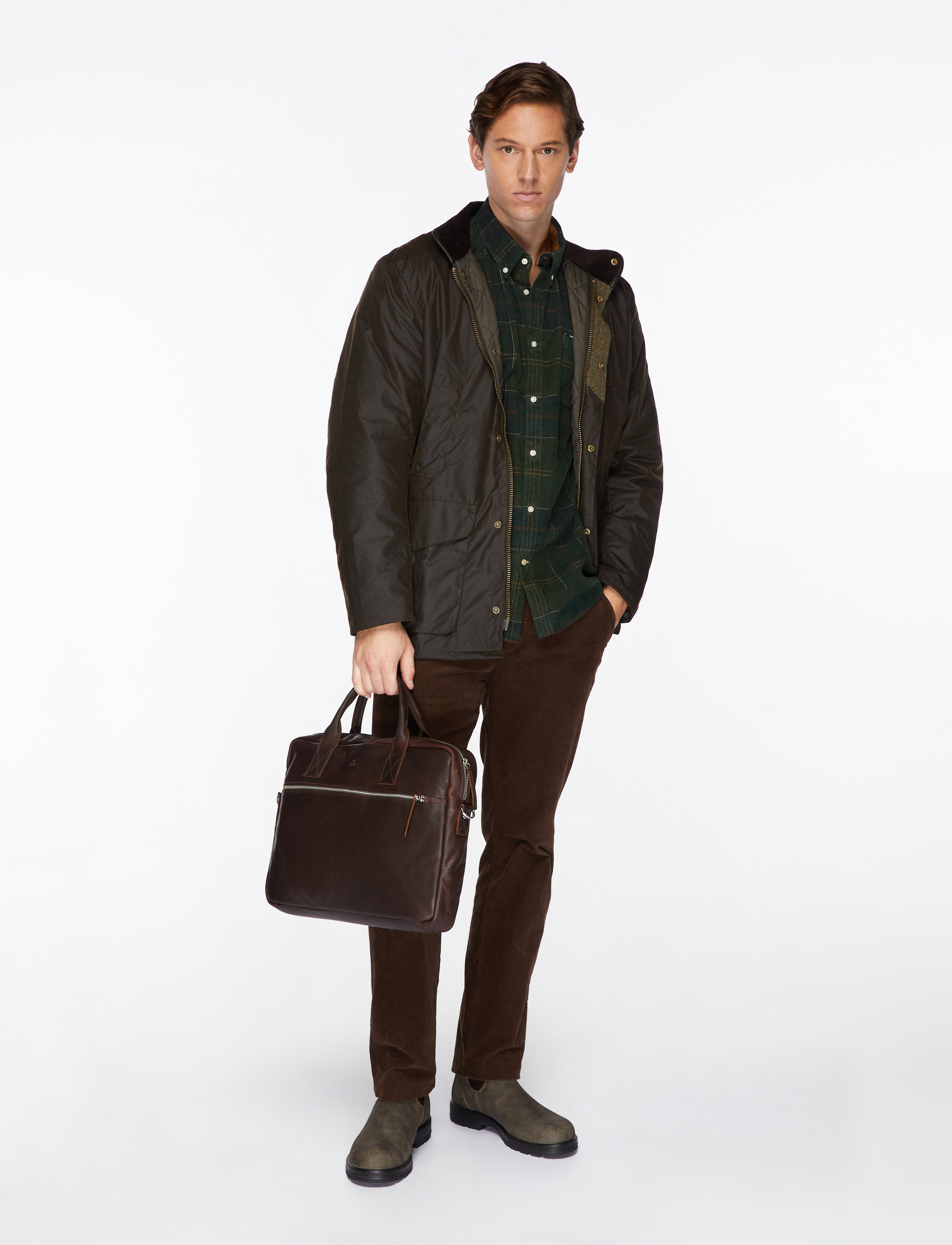 Adax - Catania briefcase Tobias 15,6' - laptoptassen - dark brown - 3