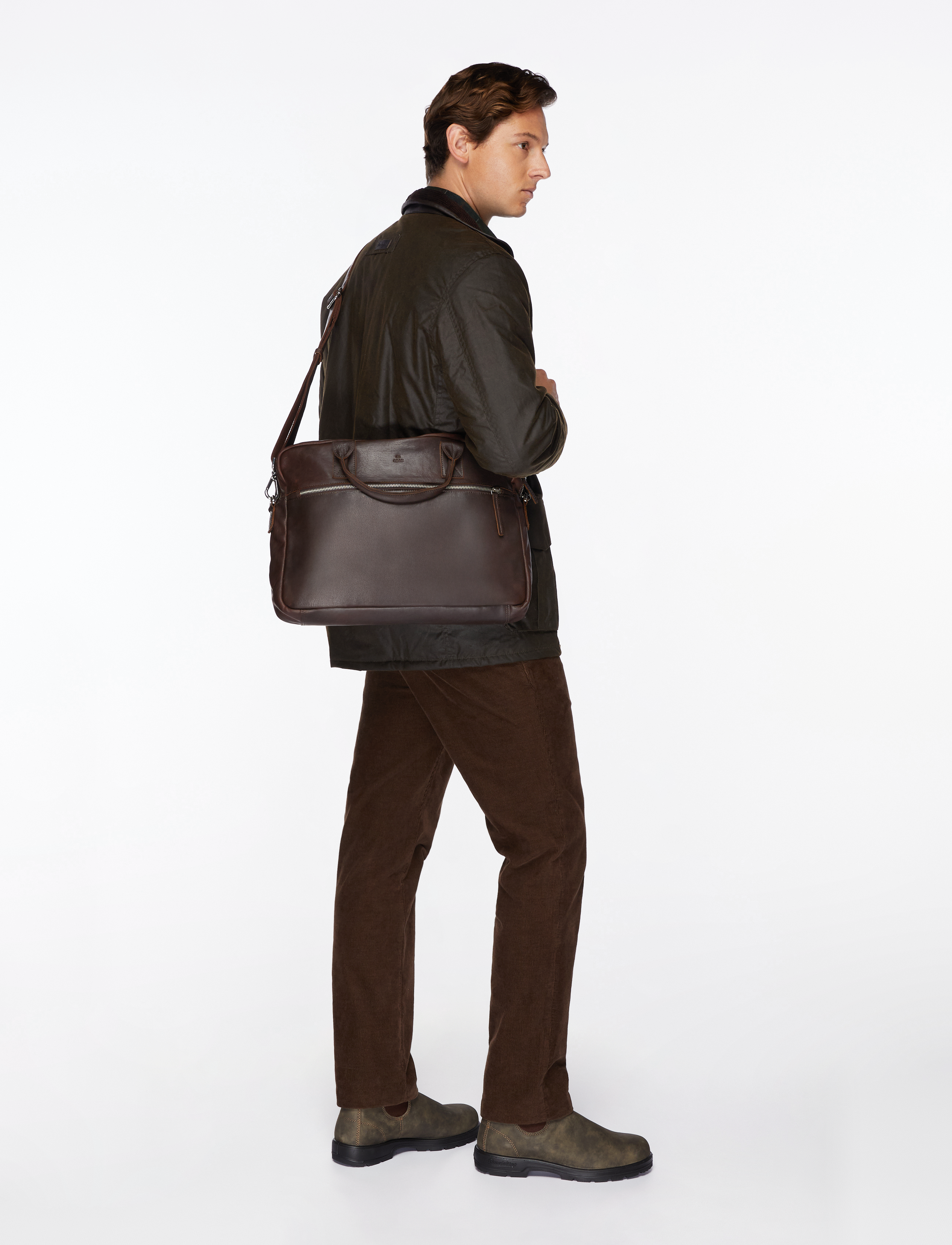 Adax - Catania briefcase Tobias 15,6' - laptoptassen - dark brown - 4
