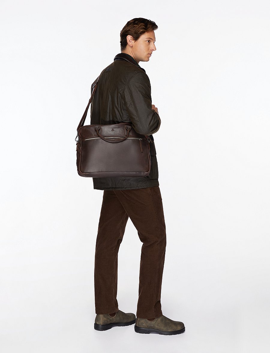 Adax - Catania briefcase Tobias 15,6' - computertasker - dark brown - 4