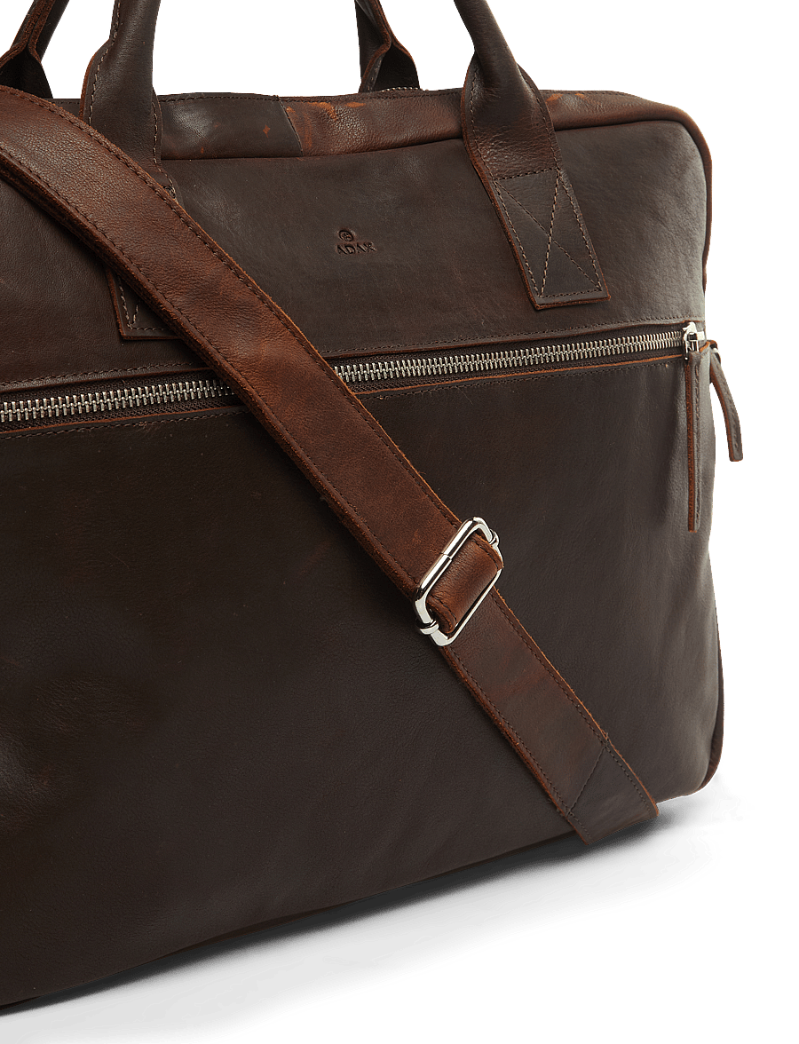 Adax - Catania briefcase Tobias 15,6' - computertasker - dark brown - 5