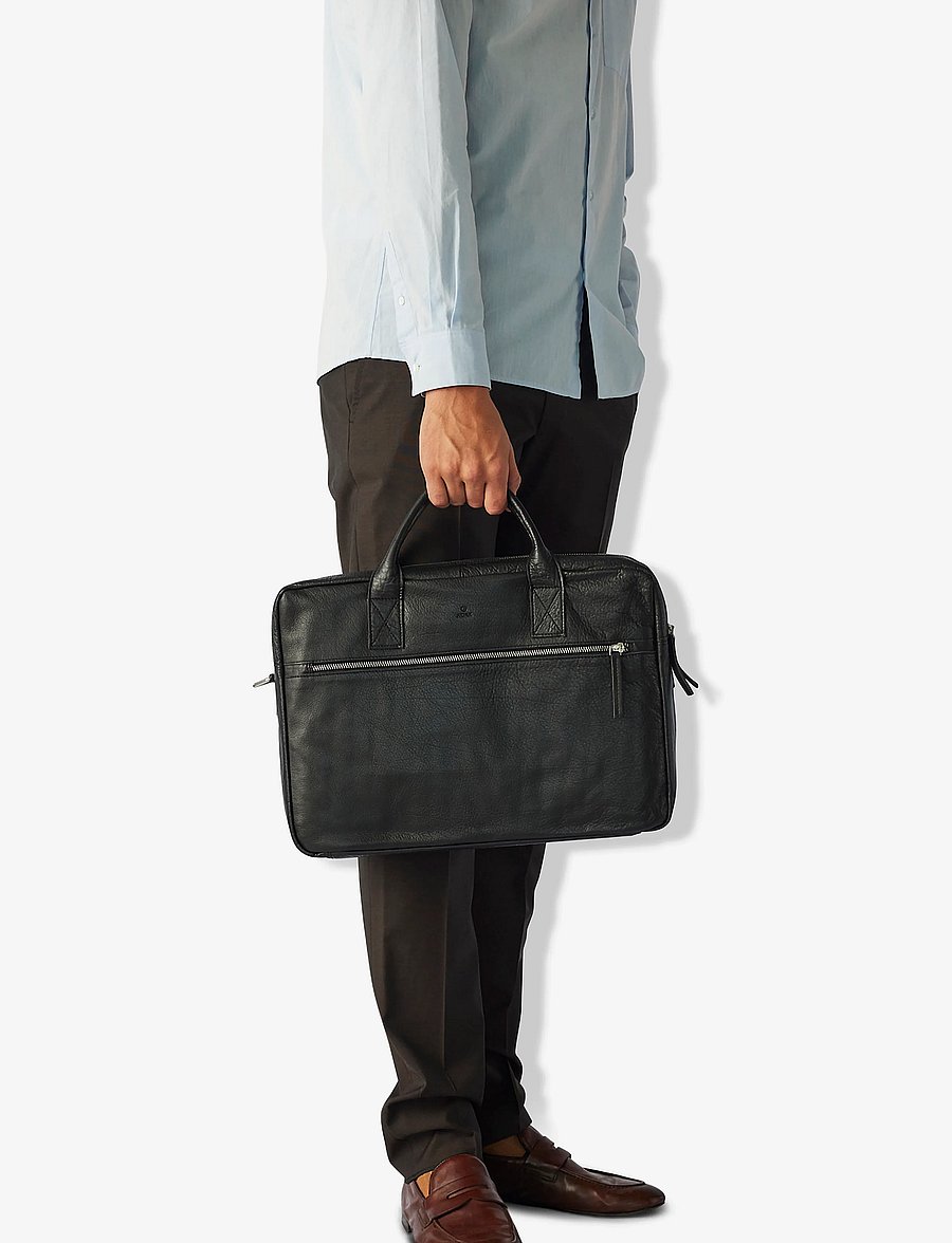 Adax - Catania briefcase Axel 15,6' - laptop bags - black - 0