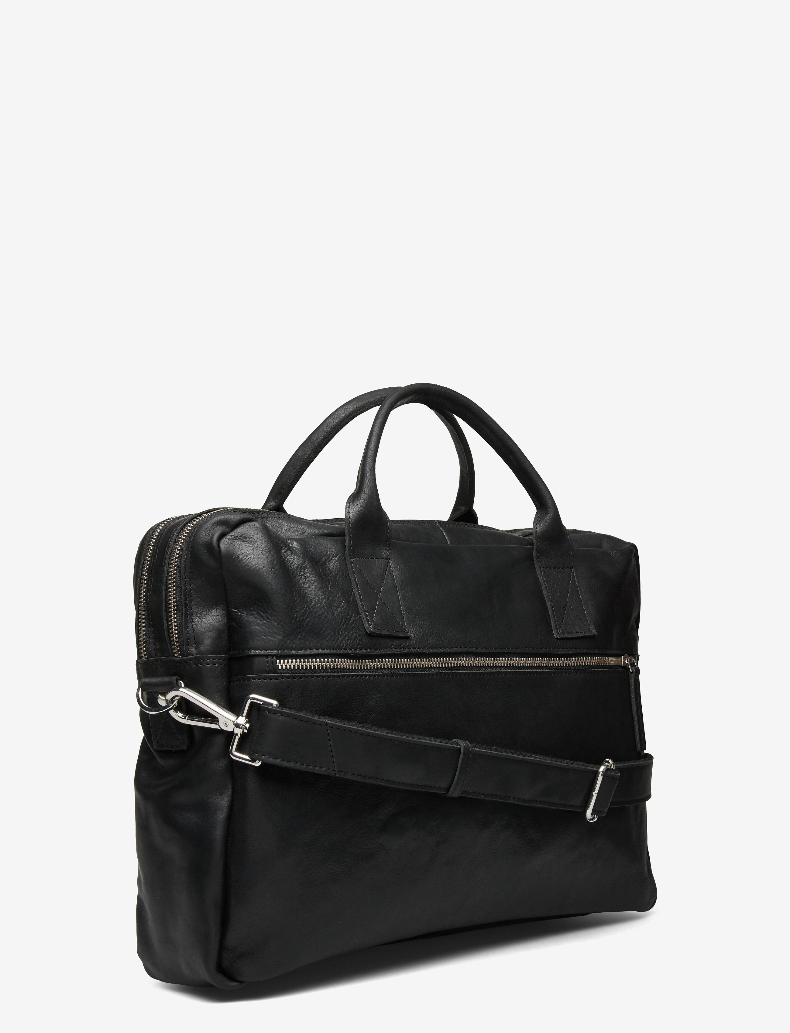 Adax - Catania briefcase Axel 15,6' - sülearvutikotid - black - 3