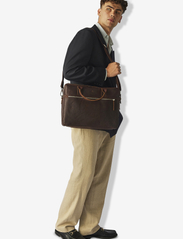 Adax - Catania briefcase Axel 15,6' - torby komputerowe - dark brown - 5