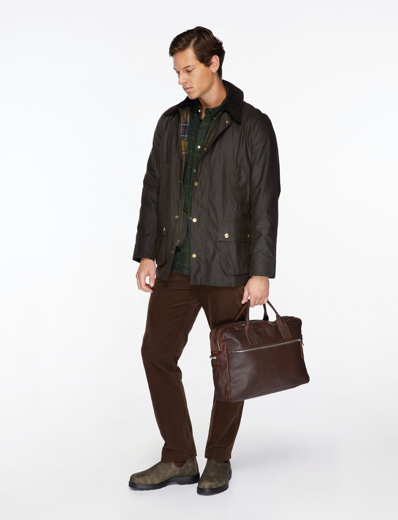 Adax - Catania briefcase Axel 15,6' - computer sleeves & tasker - dark brown - 1