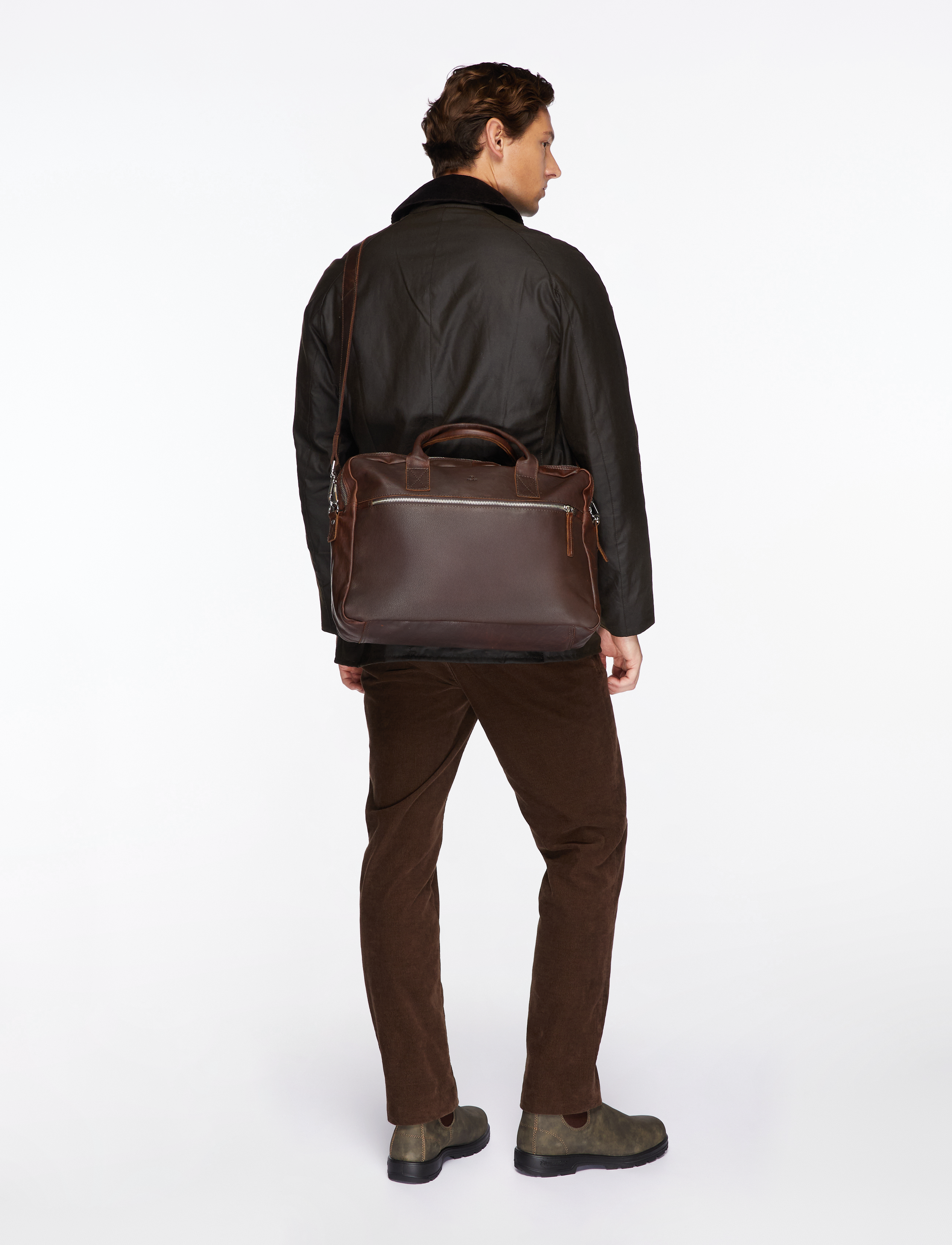 Adax - Catania briefcase Axel 15,6' - laptop bags - dark brown - 3