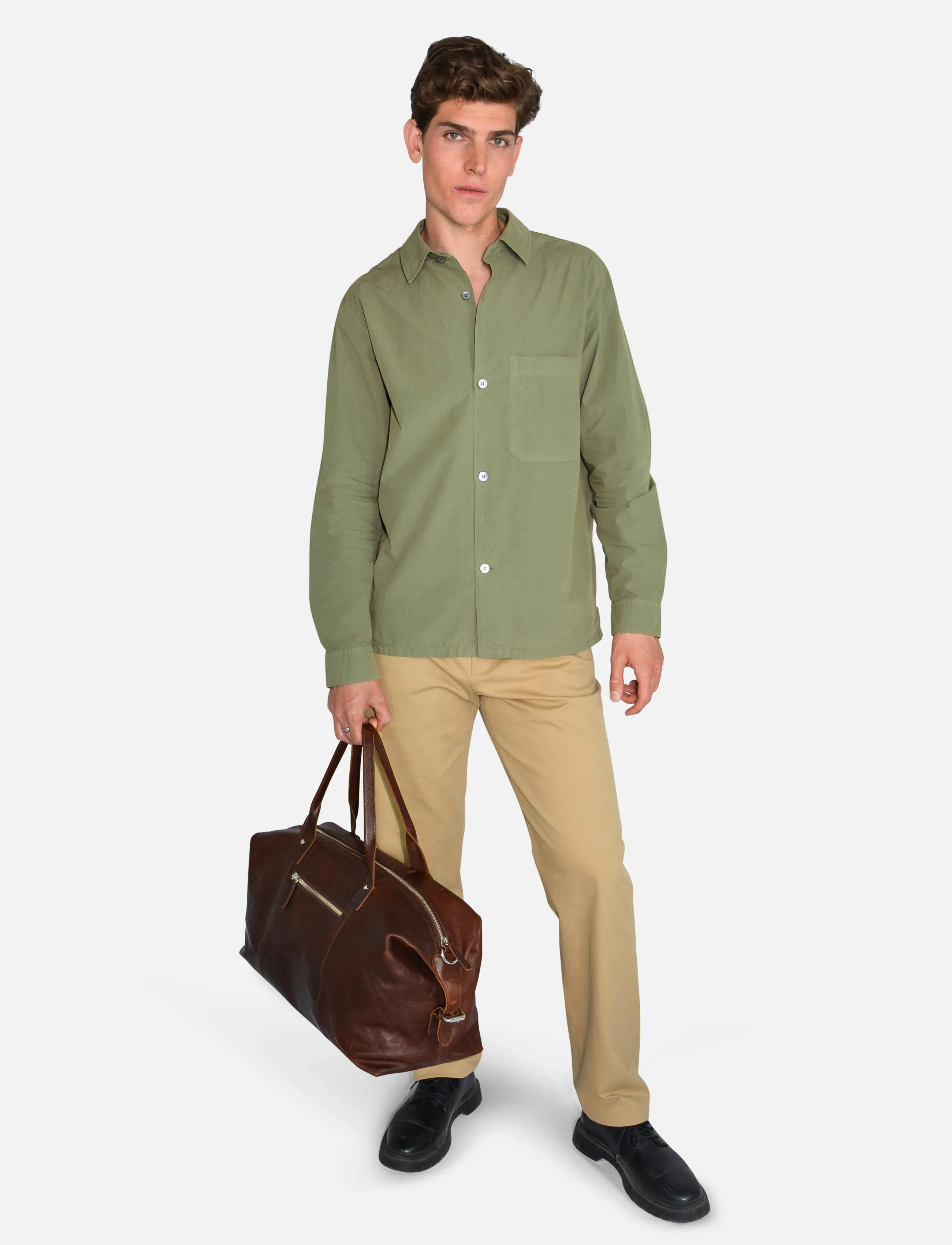 Adax Catania weekend bag Lasse - Sacs de Voyage - DARK BROWN / brown