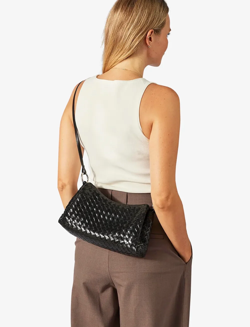 Adax - Salerno shoulder bag Eleonora - besondere anlässe - black - 0