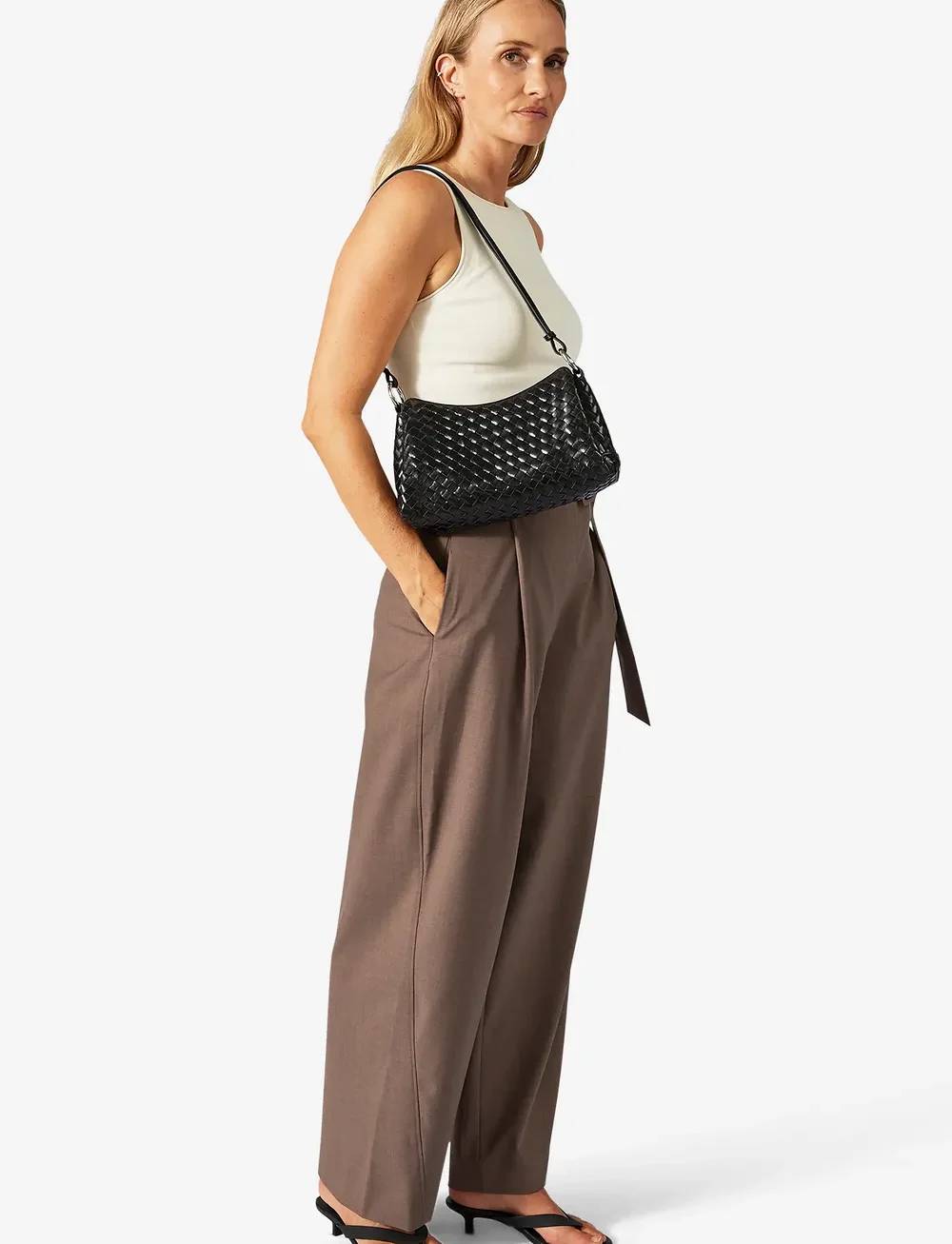 Adax - Salerno shoulder bag Eleonora - besondere anlässe - black - 4