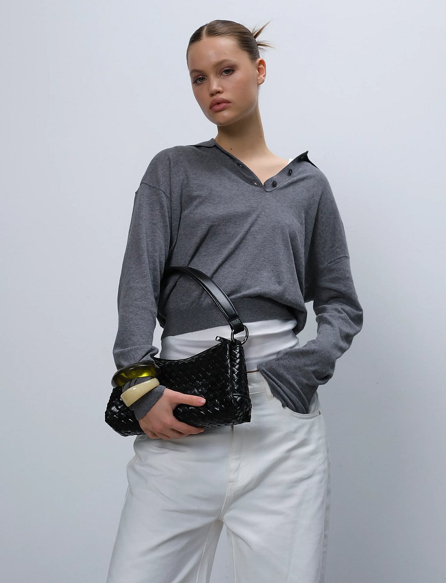 Adax - Salerno shoulder bag Eleonora - modetrender - blue - 0