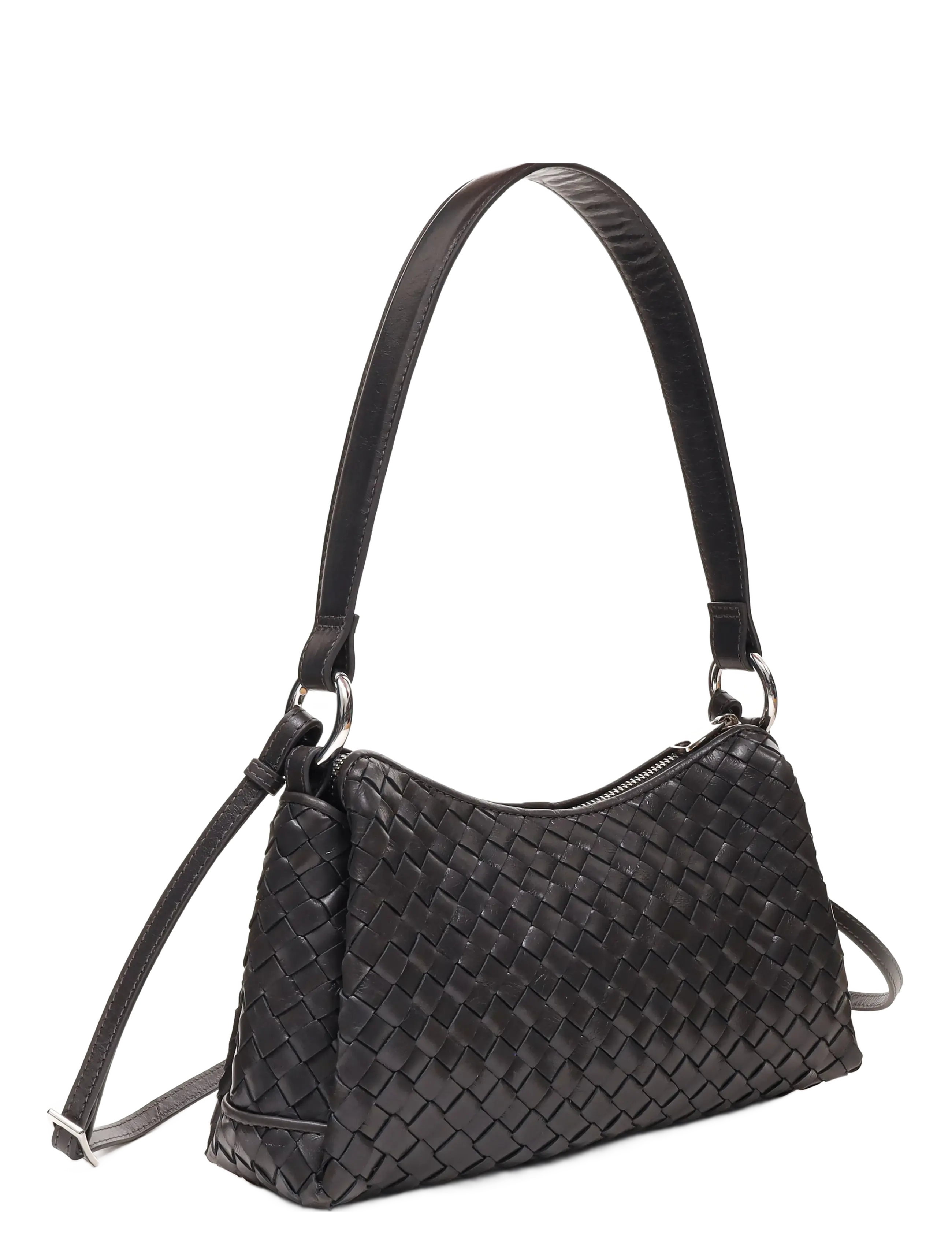 Adax - Salerno shoulder bag Eleonora - mados tendencijos - charcoal - 3