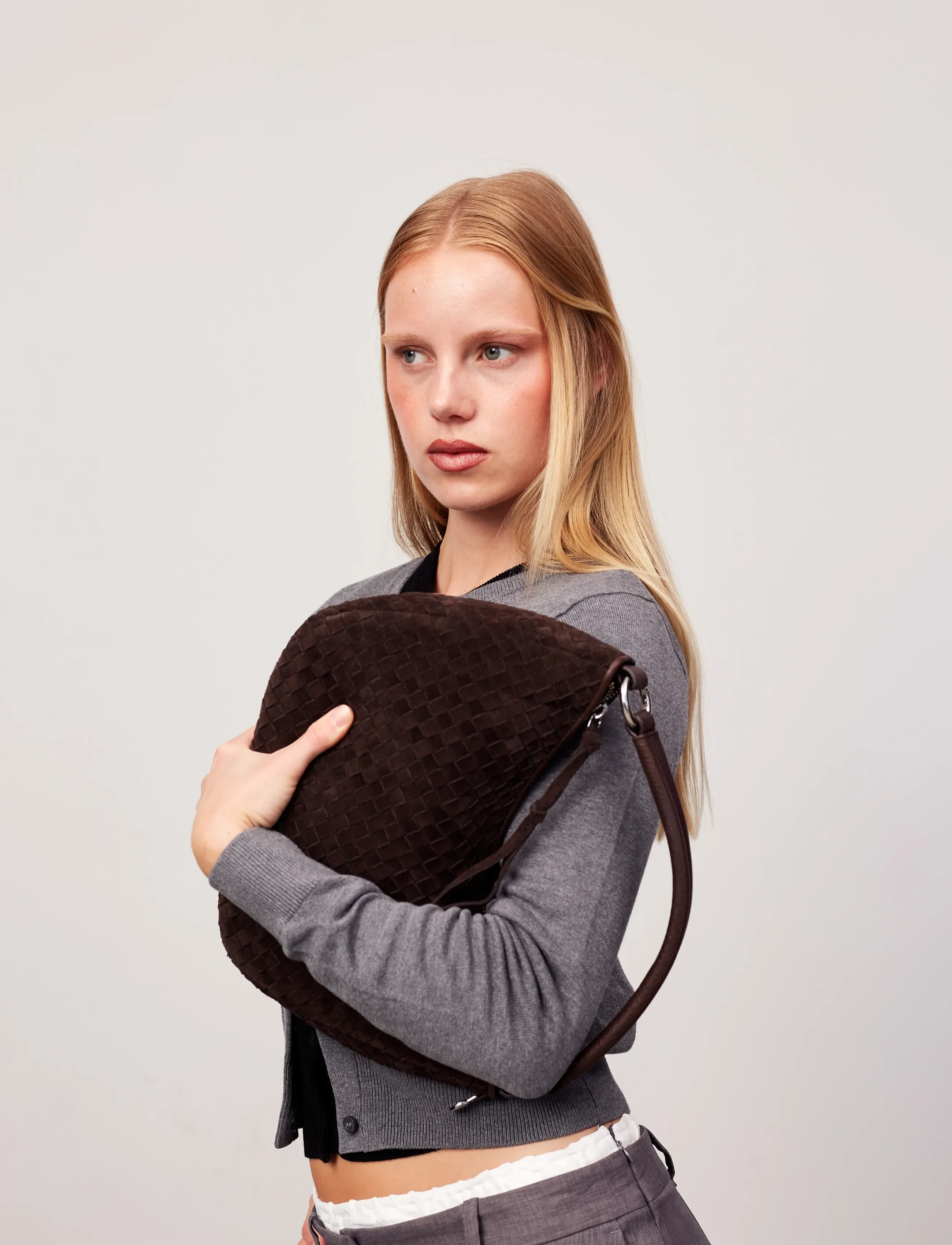Adax Rozzano Marlin Braided, One Size, Brown, Tasker > Små Skuldertasker-Crossbody-Tasker, Dame