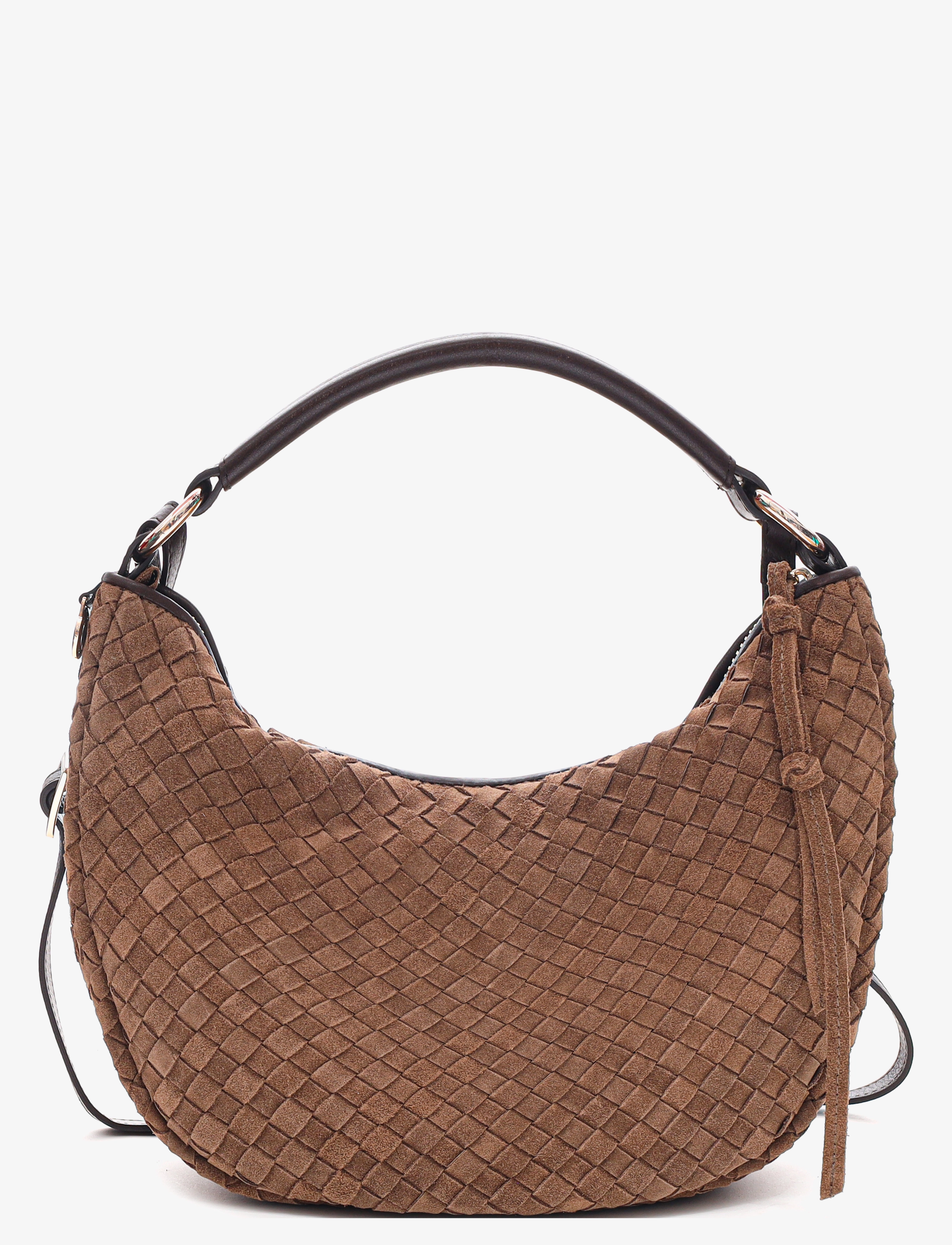 Adax Rozzano Marlin braided - Skuldertasker - LATTE / brown