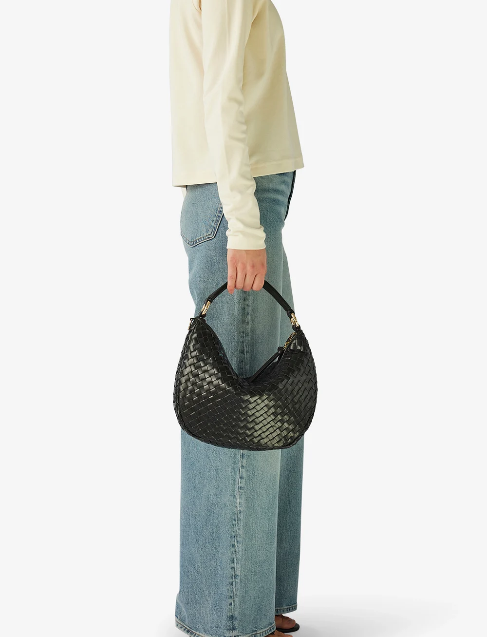 Adax - Salerno shoulder bag Marlin - besondere anlässe - black - 0