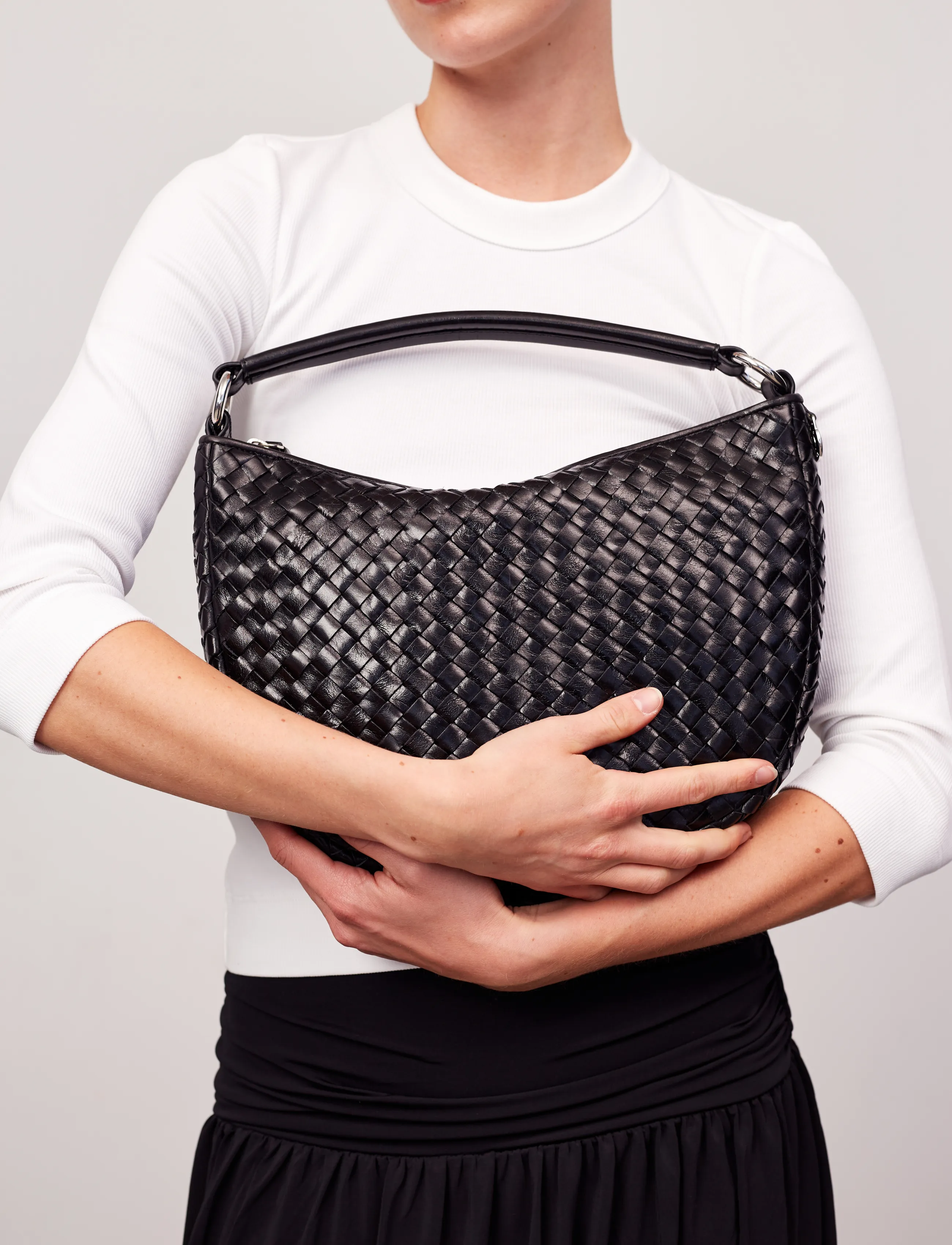 Adax - Salerno shoulder bag Marlin - modetrender - black - 0