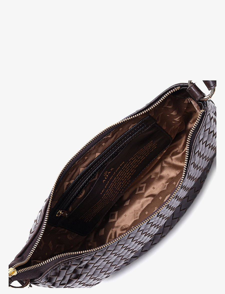 Adax - Salerno shoulder bag Marlin - muotitrendit - dark brown - 4