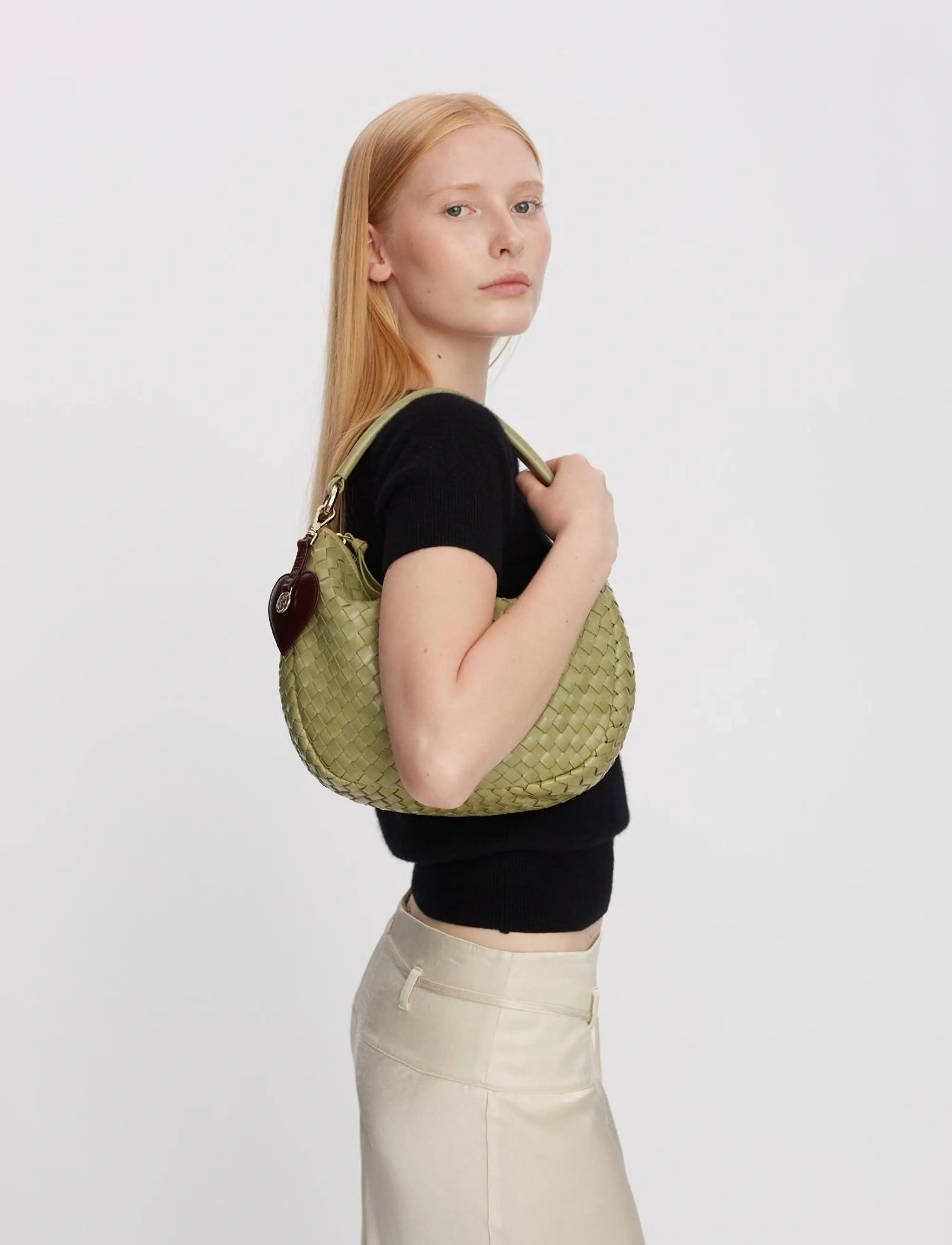 Adax - Salerno shoulder bag Marlin - fashion trends - pear - 5