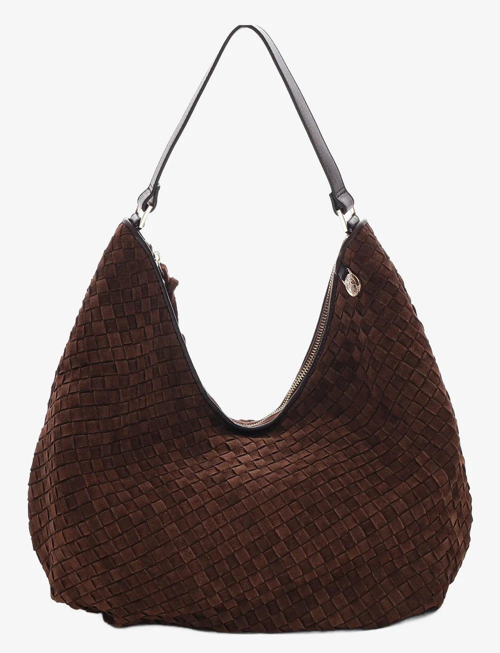 Adax - Rozzano Mindy braided - shoppingväskor - chocolate - 1