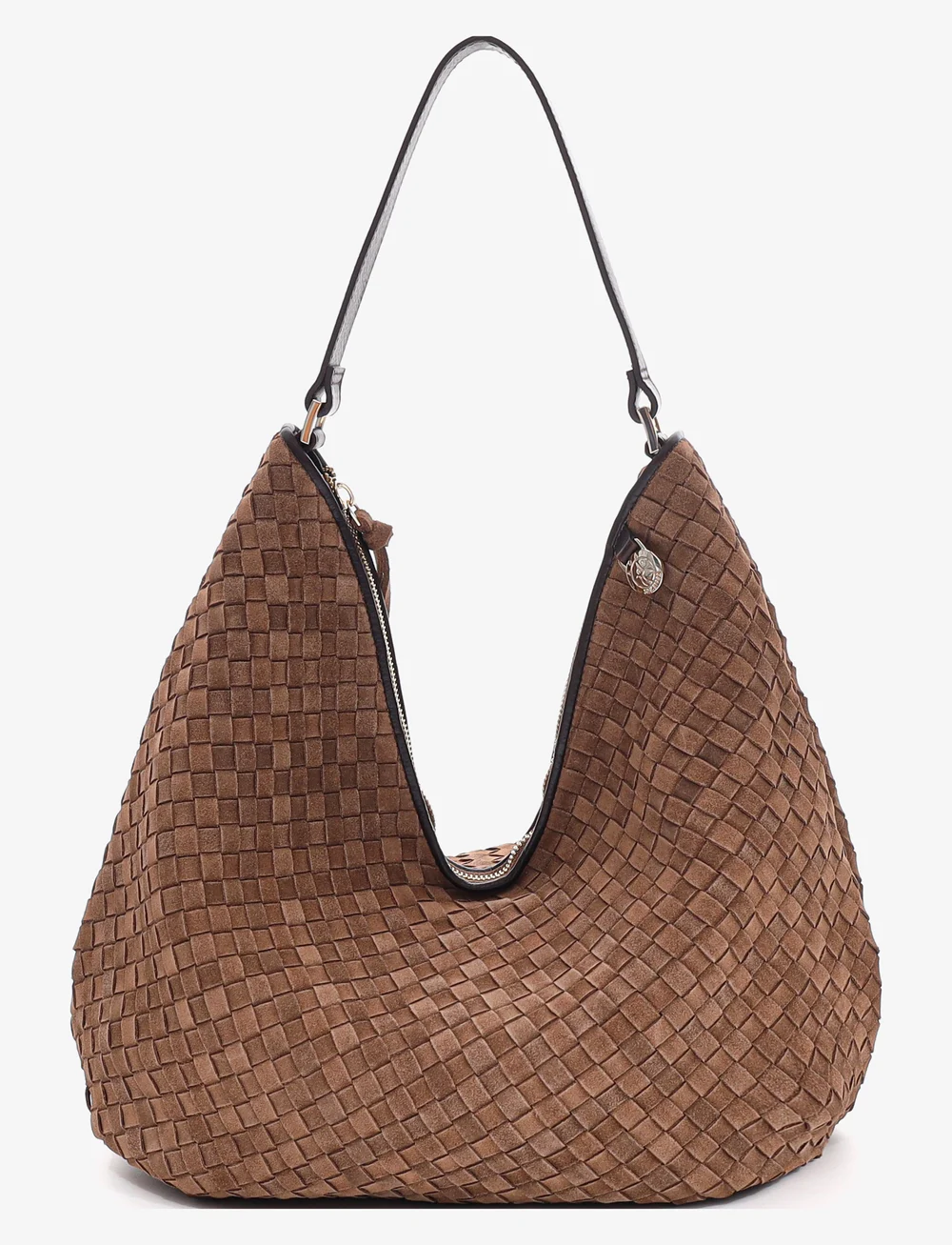 Adax - Rozzano Mindy braided - shoppingväskor - latte - 2