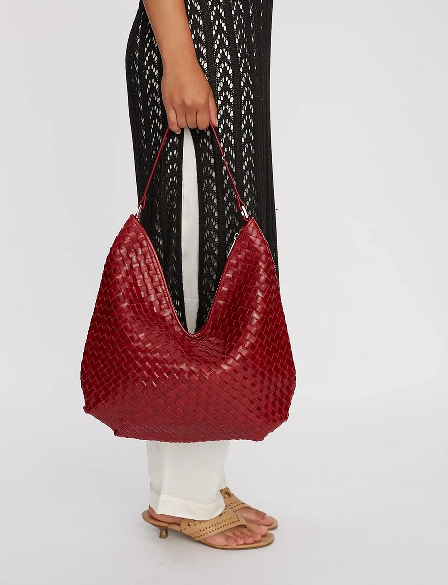Adax - Salerno shoulder bag Mindy - shoppingväskor - amaretto - 0